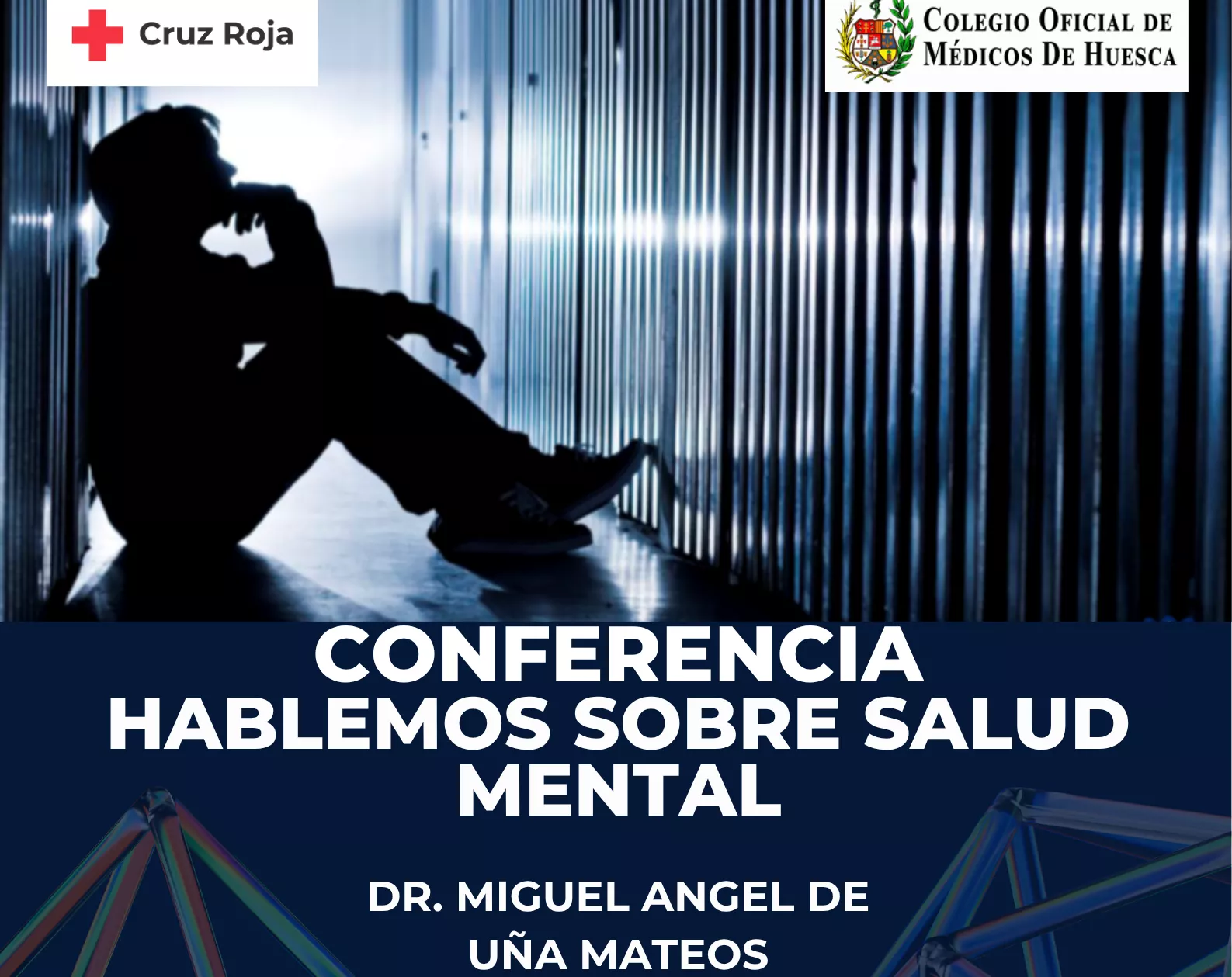 Cruz Roja y el Colegio de Médicos abren un espacio de sensibilización sobre la salud mental con Miguel Ángel de Uña.