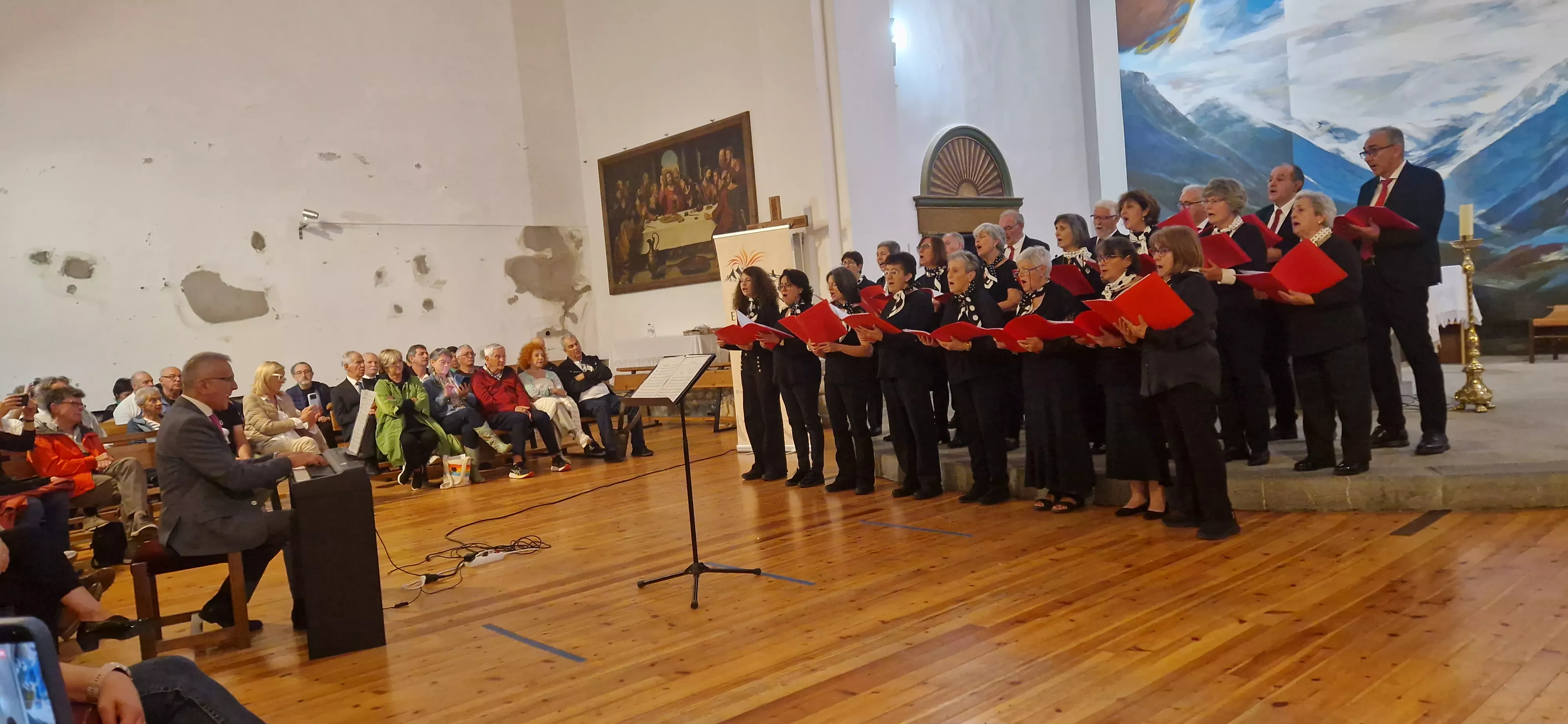 Coral Amadeus. Clausura de Voces en el Pirineo 2026. Foto Myriam Martínez