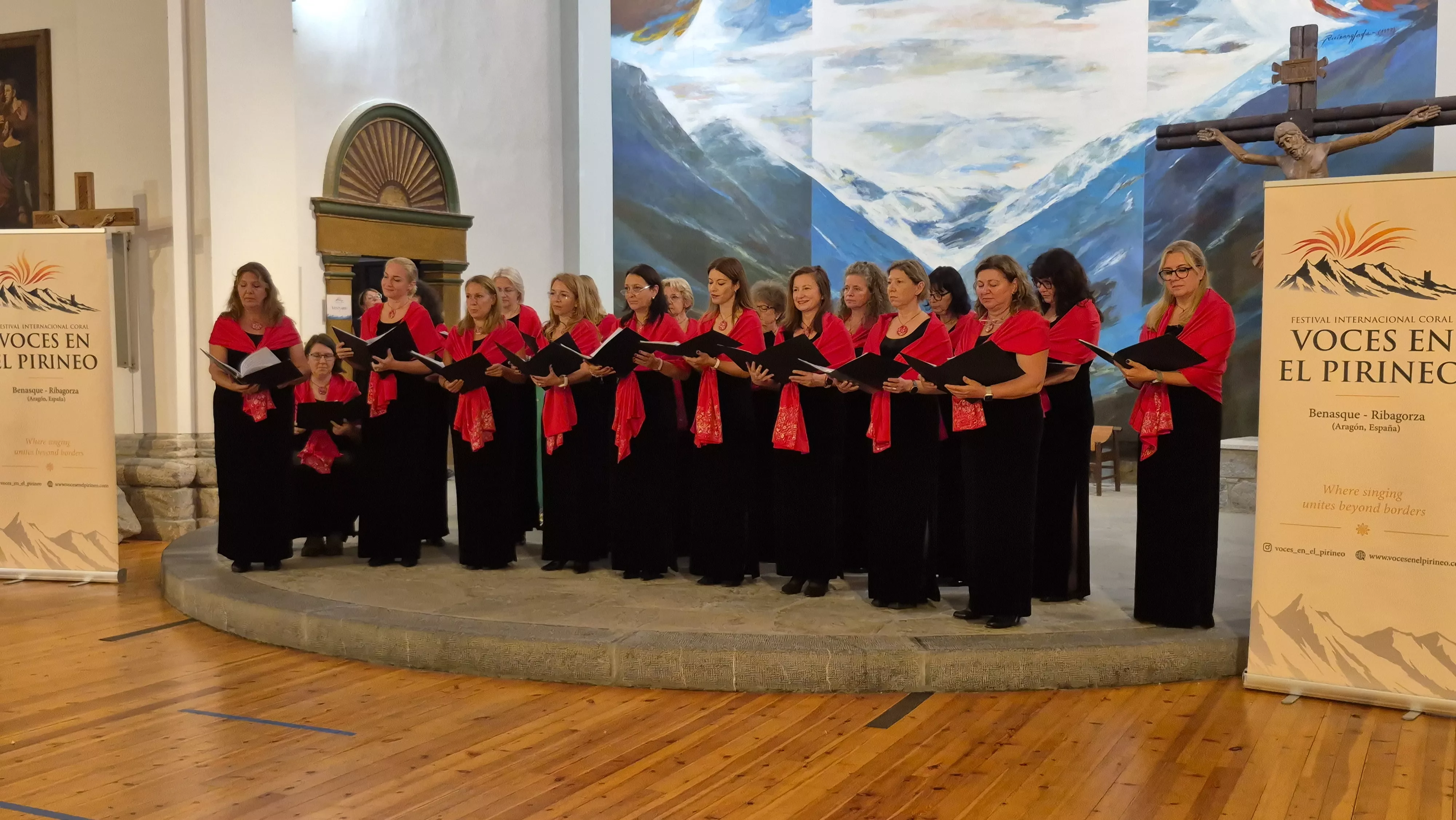 Te Deum Adoramus. Clausura de Voces en el Pirineo 2026. Foto Myriam Martínez