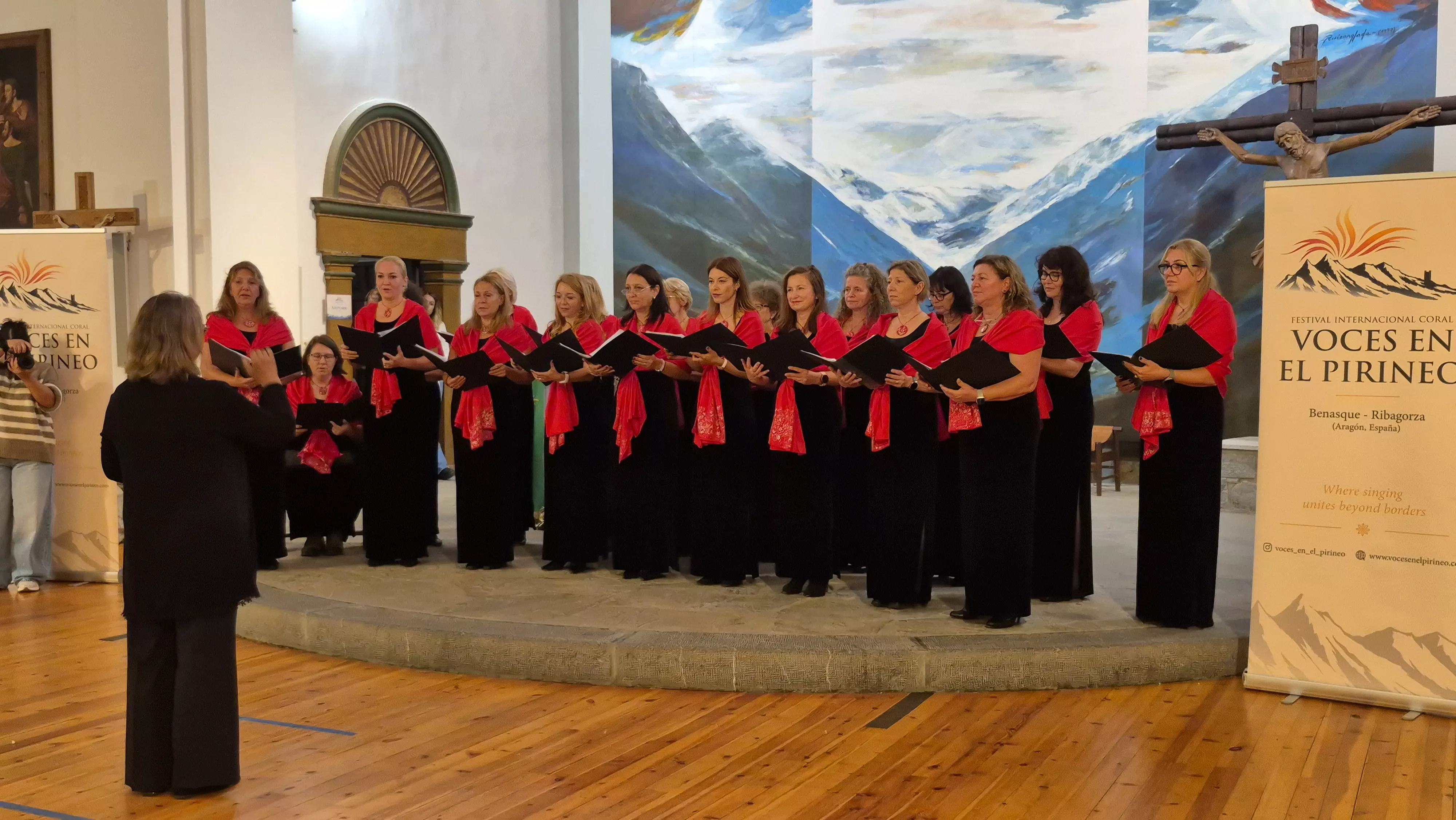 Te Deum Adoramus. Clausura de Voces en el Pirineo 2026. Foto Myriam Martínez