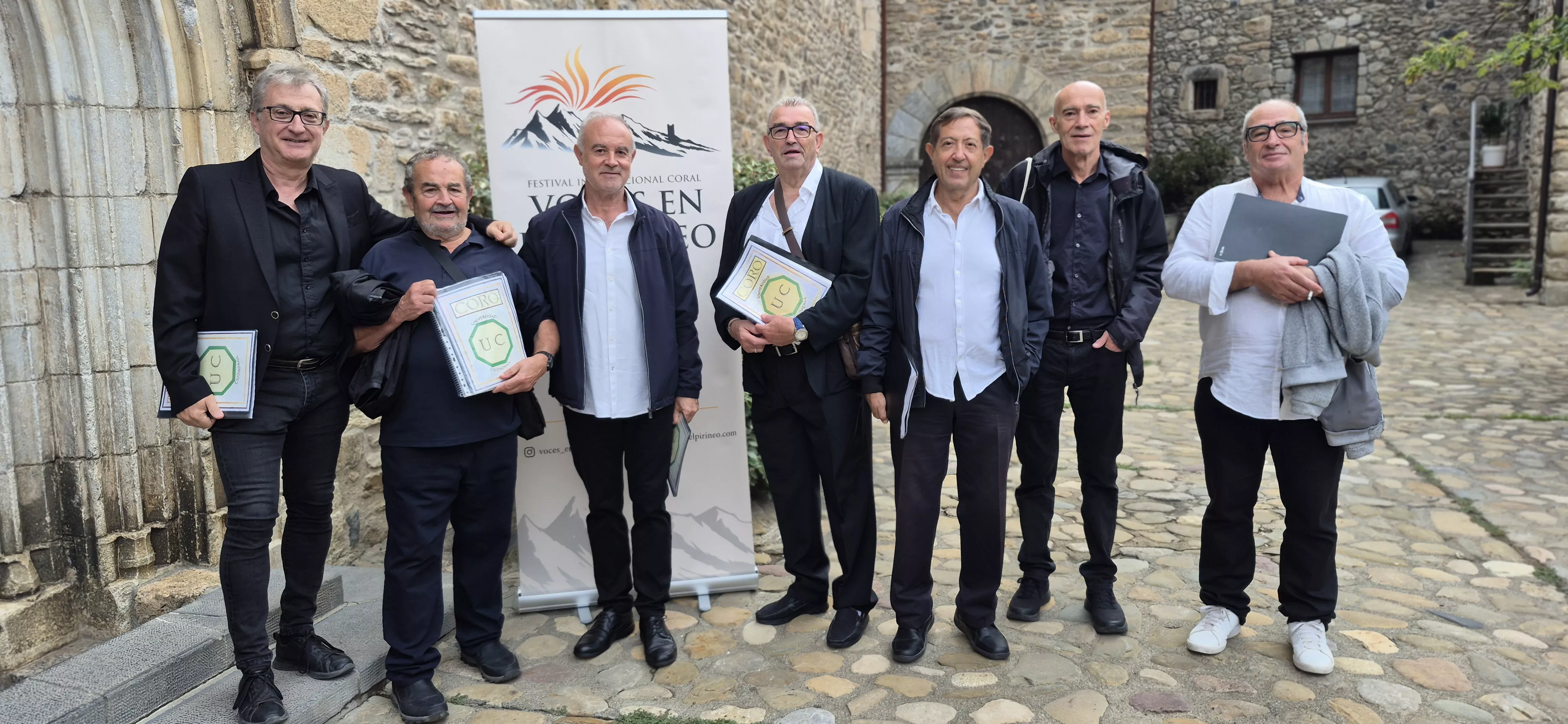 Coro de la Universidad Ciudadana. Clausura de Voces en el Pirineo 2026. Foto Myriam Martínez