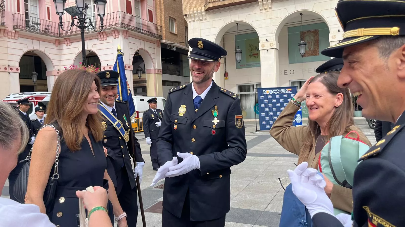 Celebración del Día de la Policía Nacional en Huesca. Foto Mercedes Manterola