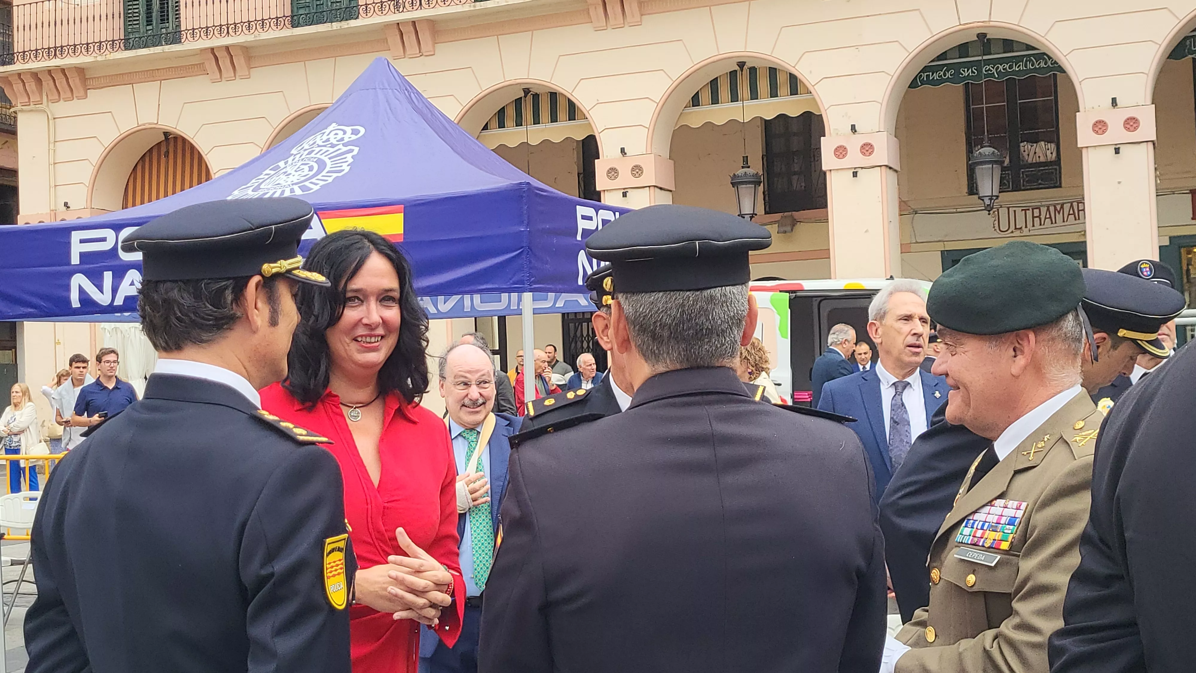 Celebración del Día de la Policía Nacional en Huesca. Foto Mercedes Manterola