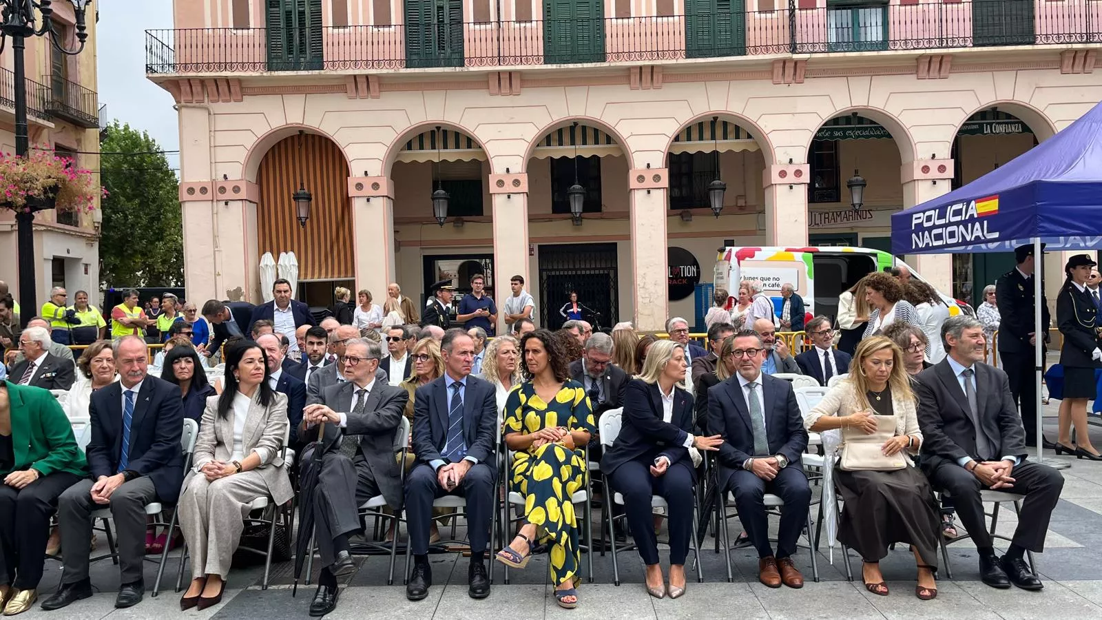 Celebración del Día de la Policía Nacional en Huesca. Foto Mercedes Manterola