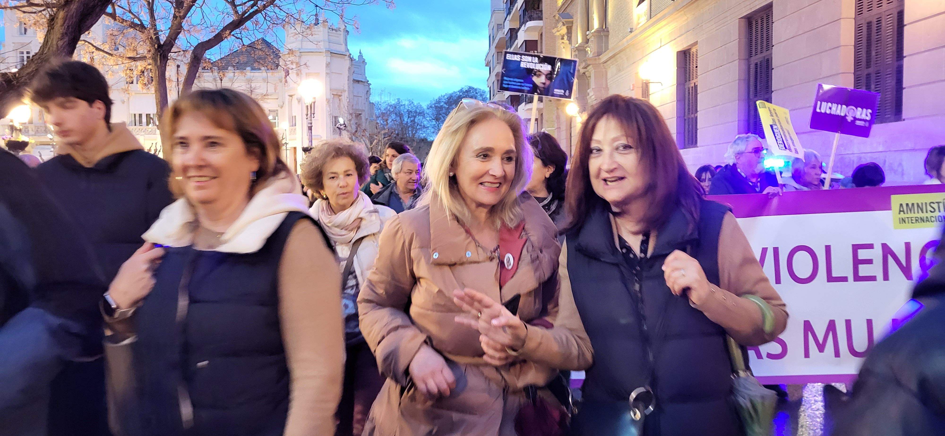 Manifestación por el 8M en Huesca. Foto: Mercedes Manterola