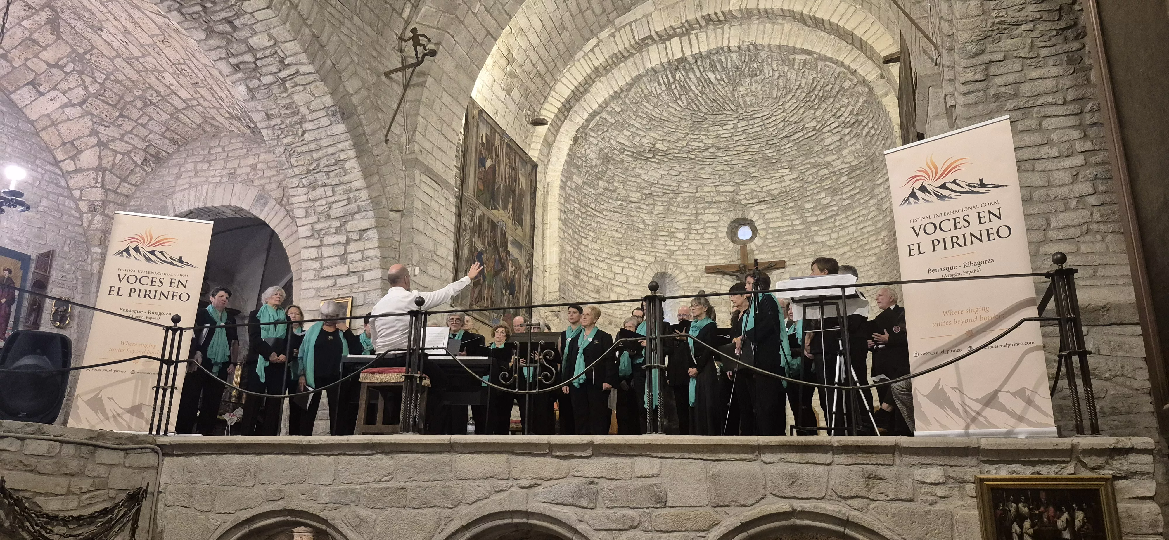 Voces en el Pirineo en Roda de Isábena. Foto Myriam Martínez