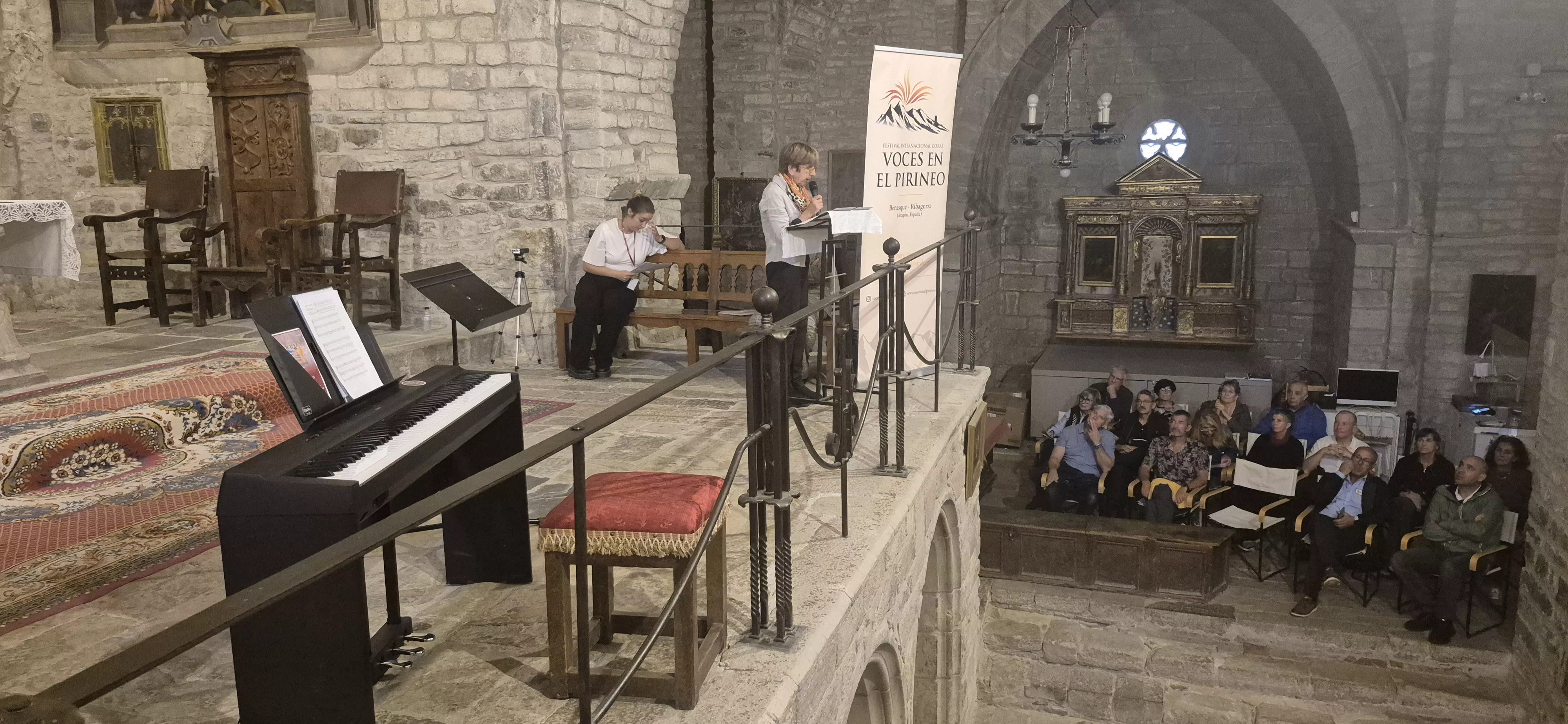 Voces en el Pirineo en Roda de Isábena. Foto Myriam Martínez