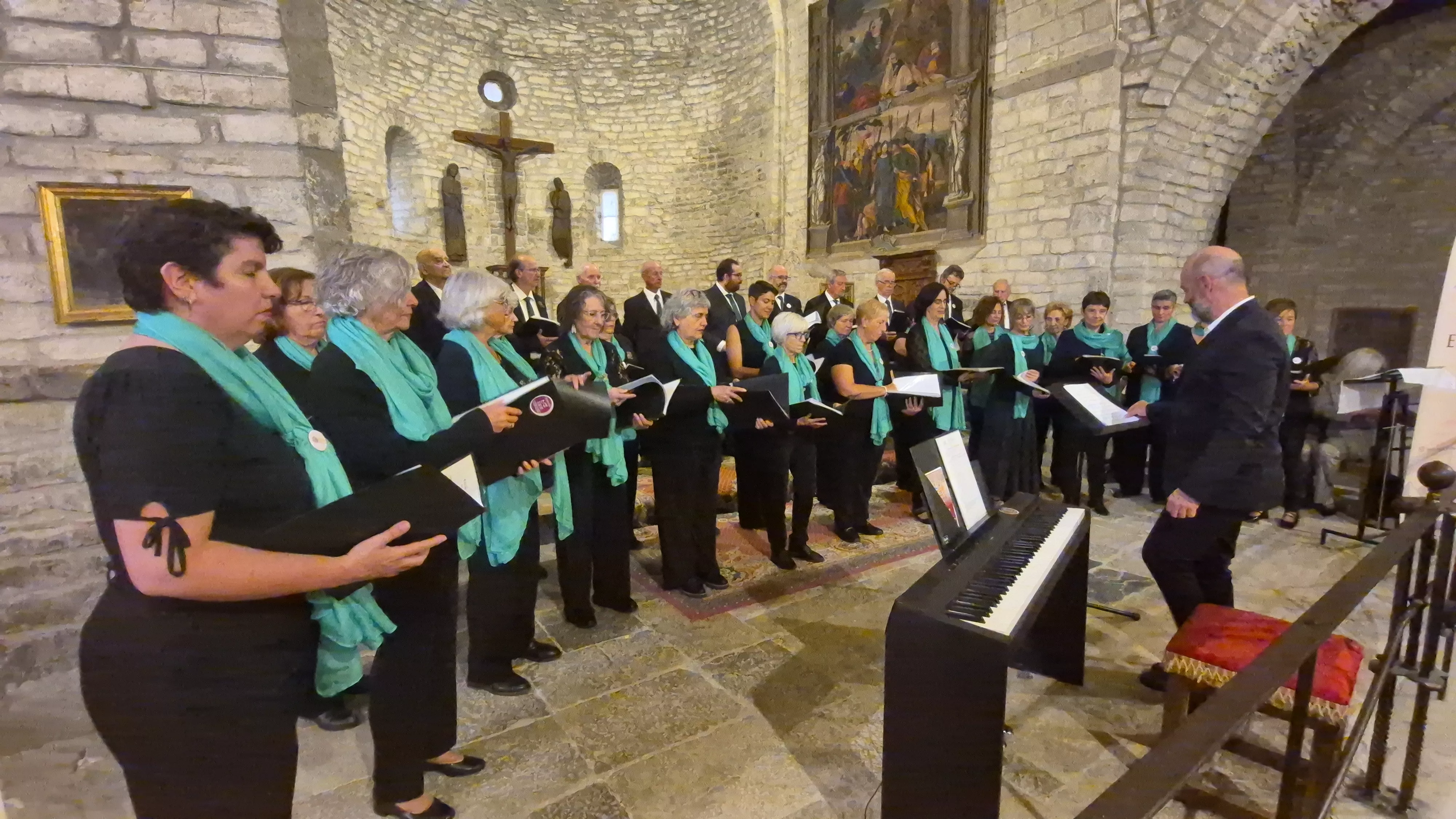 Voces en el Pirineo en Roda de Isábena. Foto Myriam Martínez