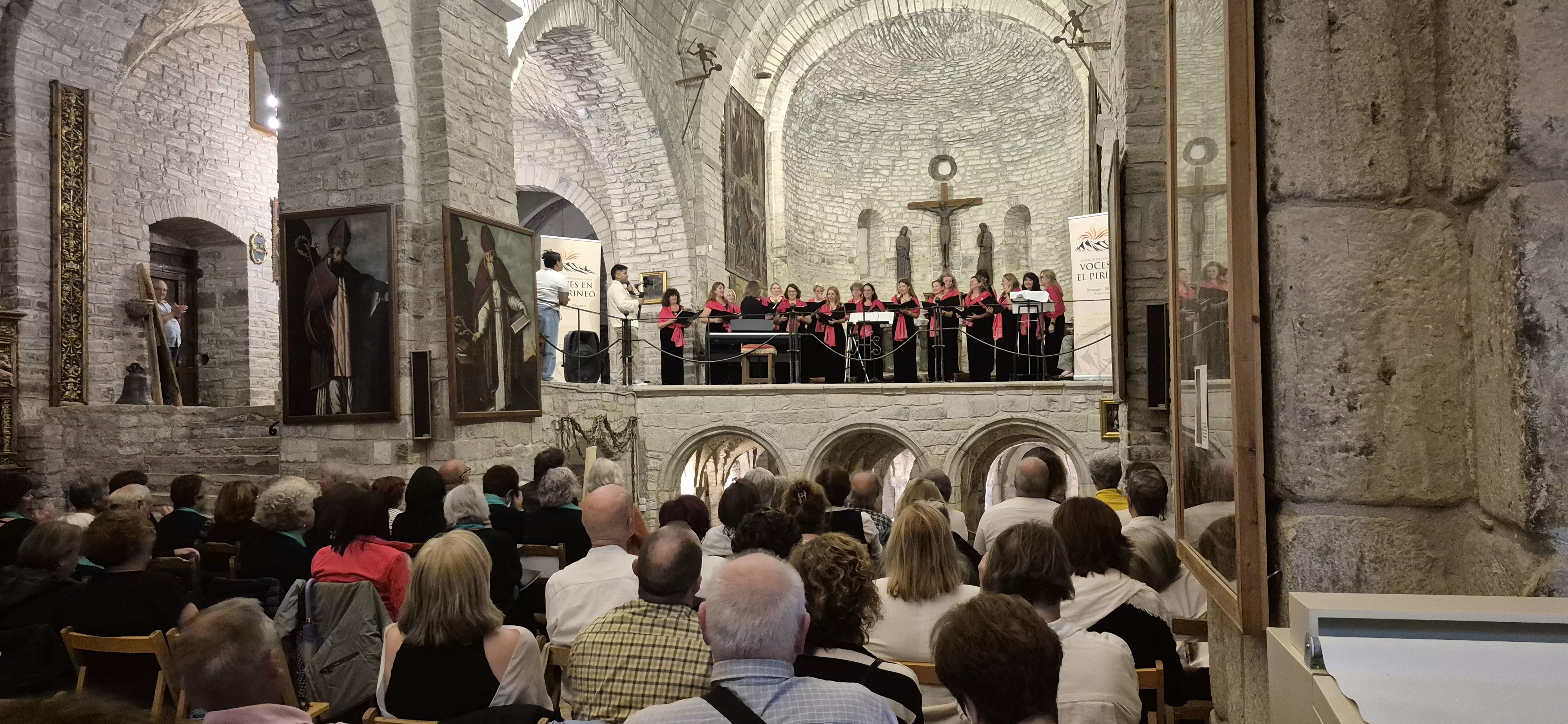 Voces en el Pirineo en Roda de Isábena. Foto Myriam Martínez