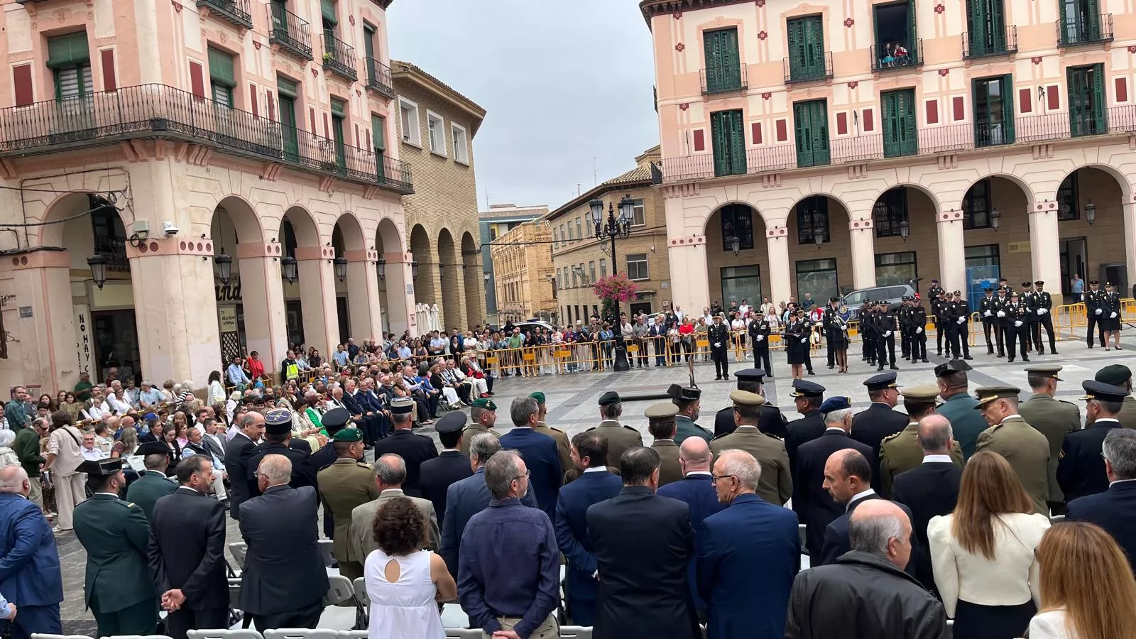 Celebración del Día de la Policía Nacional en Huesca. Foto Mercedes Manterola