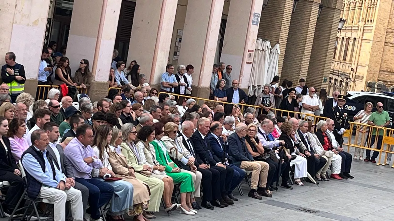 Celebración del Día de la Policía Nacional en Huesca. Foto Mercedes Manterola