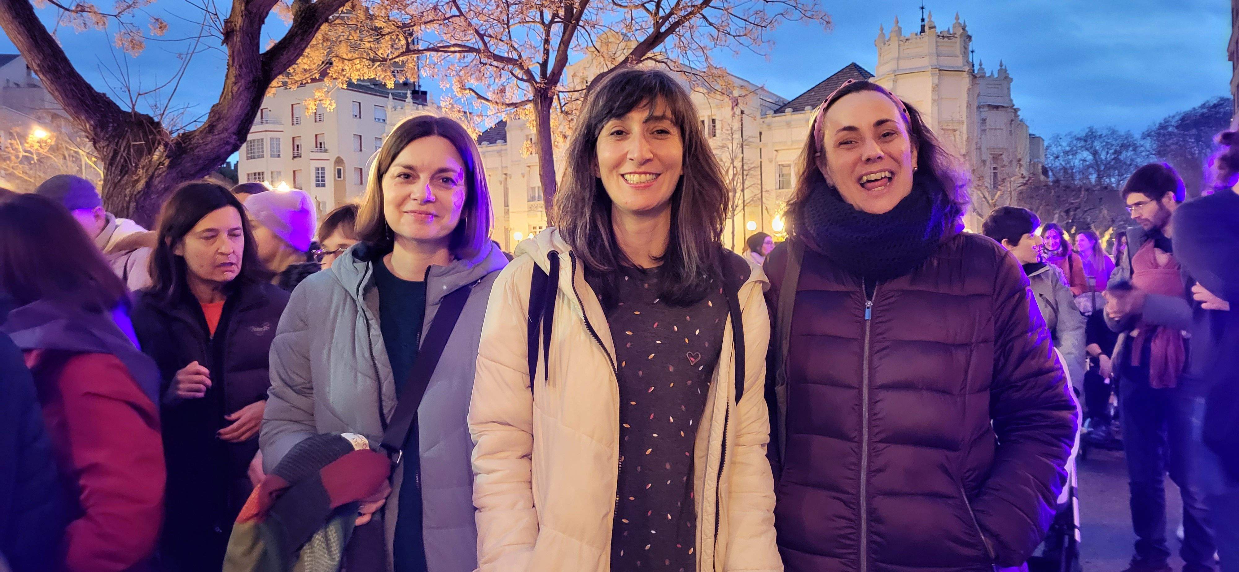 Manifestación por el 8M en Huesca. Foto: Mercedes Manterola