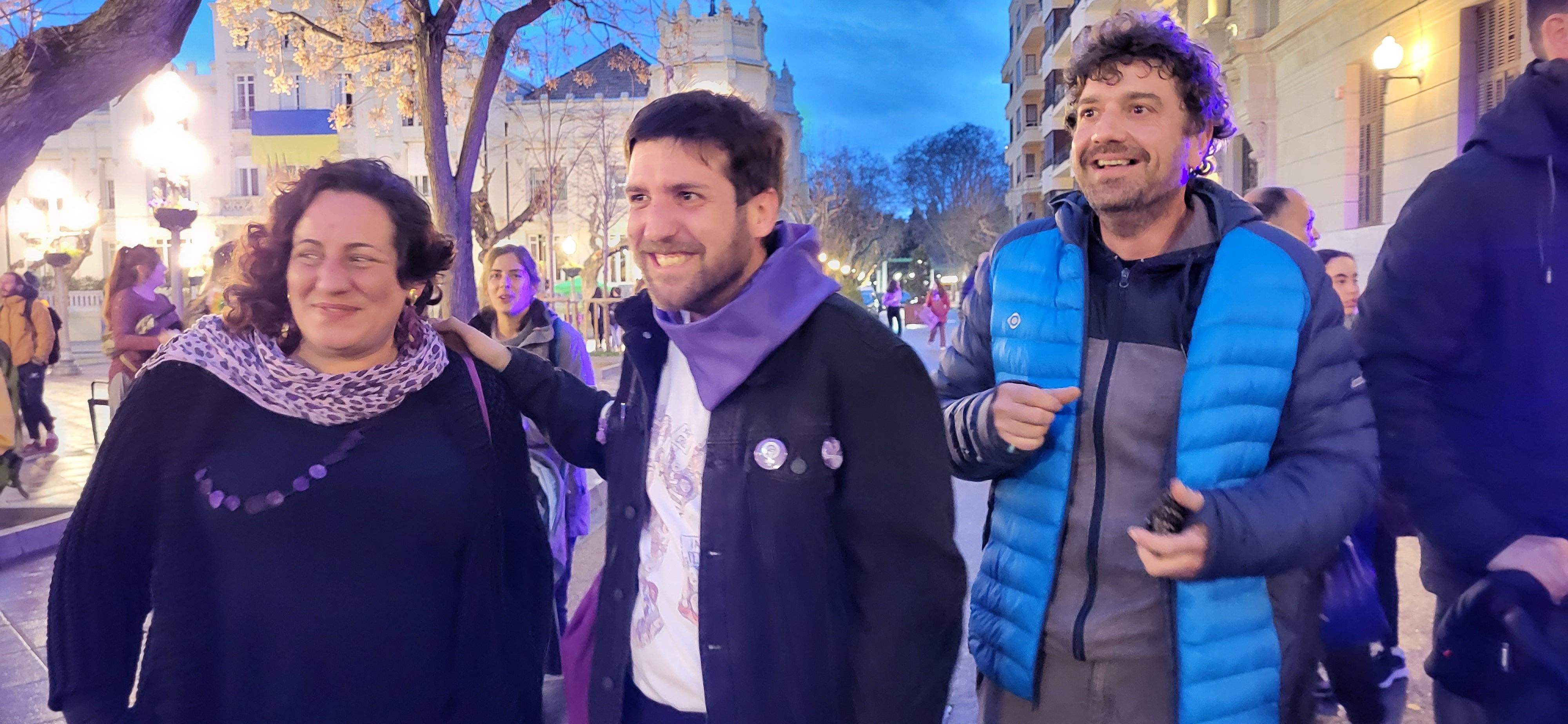 Manifestación por el 8M en Huesca. Foto: Mercedes Manterola
