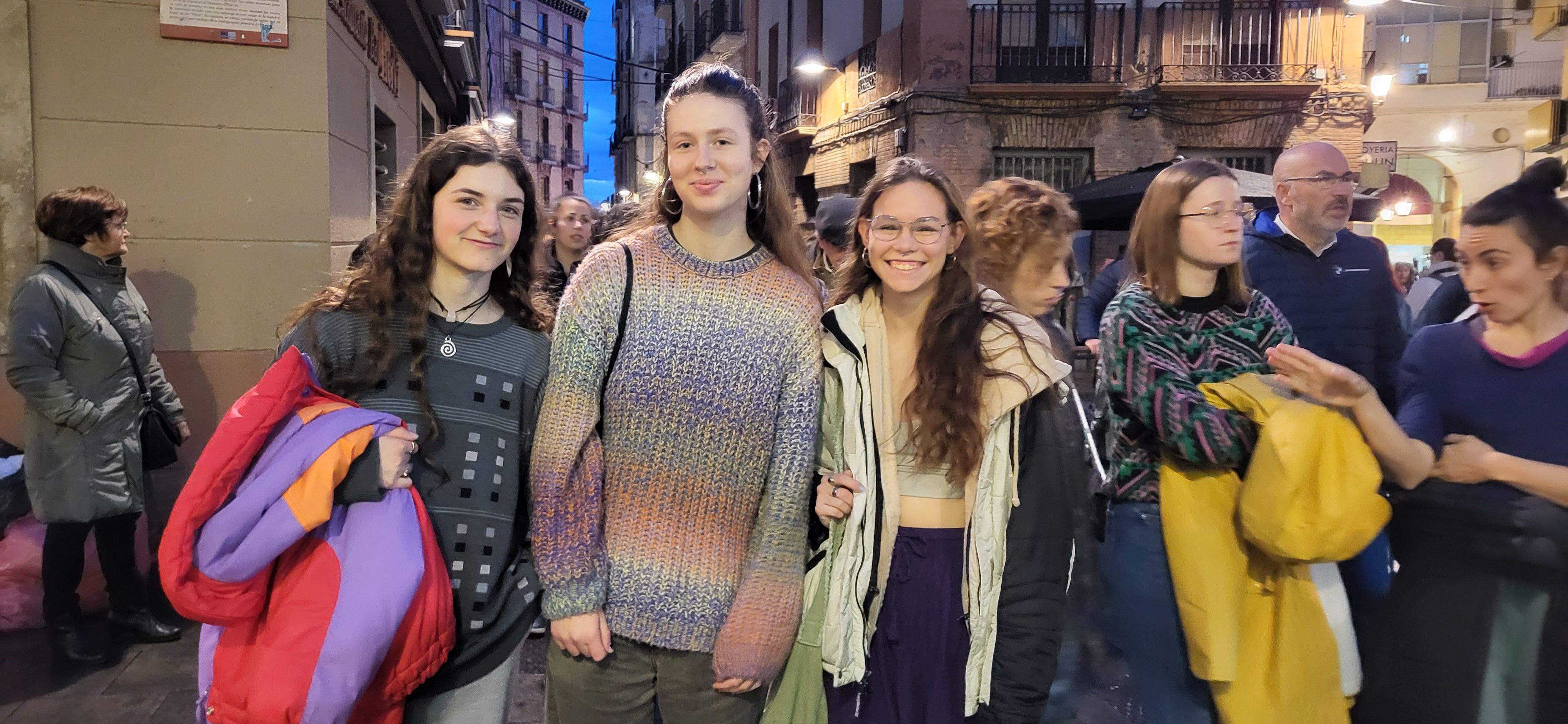 Manifestación por el 8M en Huesca. Foto: Mercedes Manterola