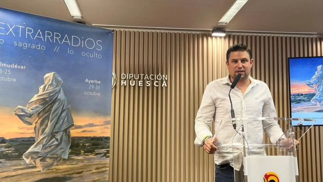Antonio Biescas, alcalde de Ayerbe. Foto Mercedes Manterola