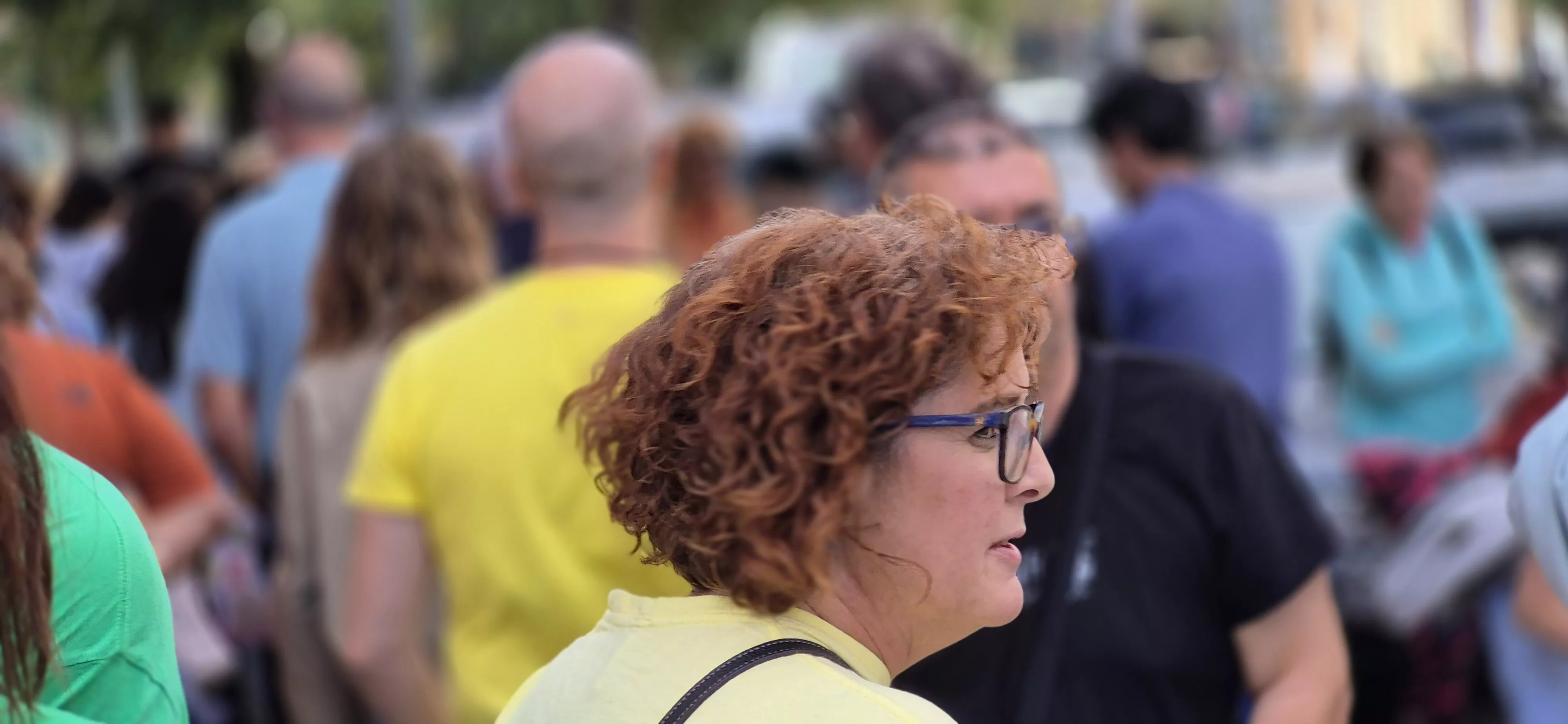"Abrazo" al IES Ramón y Cajal y en apoyo a Sergio Martínez. Foto Myriam Martínez