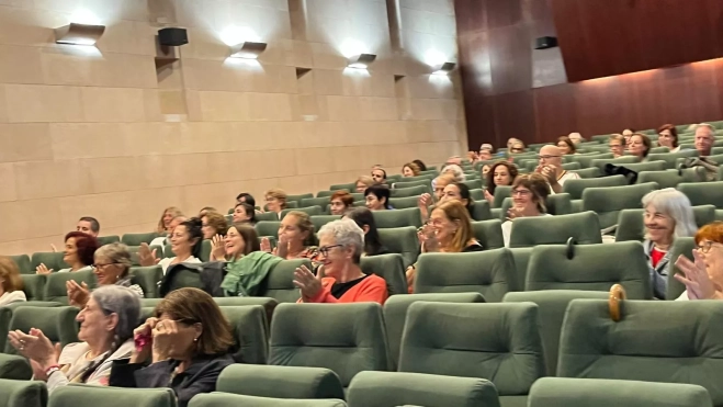 Público asistente a la sesión de la Muestra de Cine Realizado por Mujeres. Foto Mercedes Manterola Público asistente a la sesión de la Muestra de Cine Realizado por Mujeres. Foto Mercedes Manterola