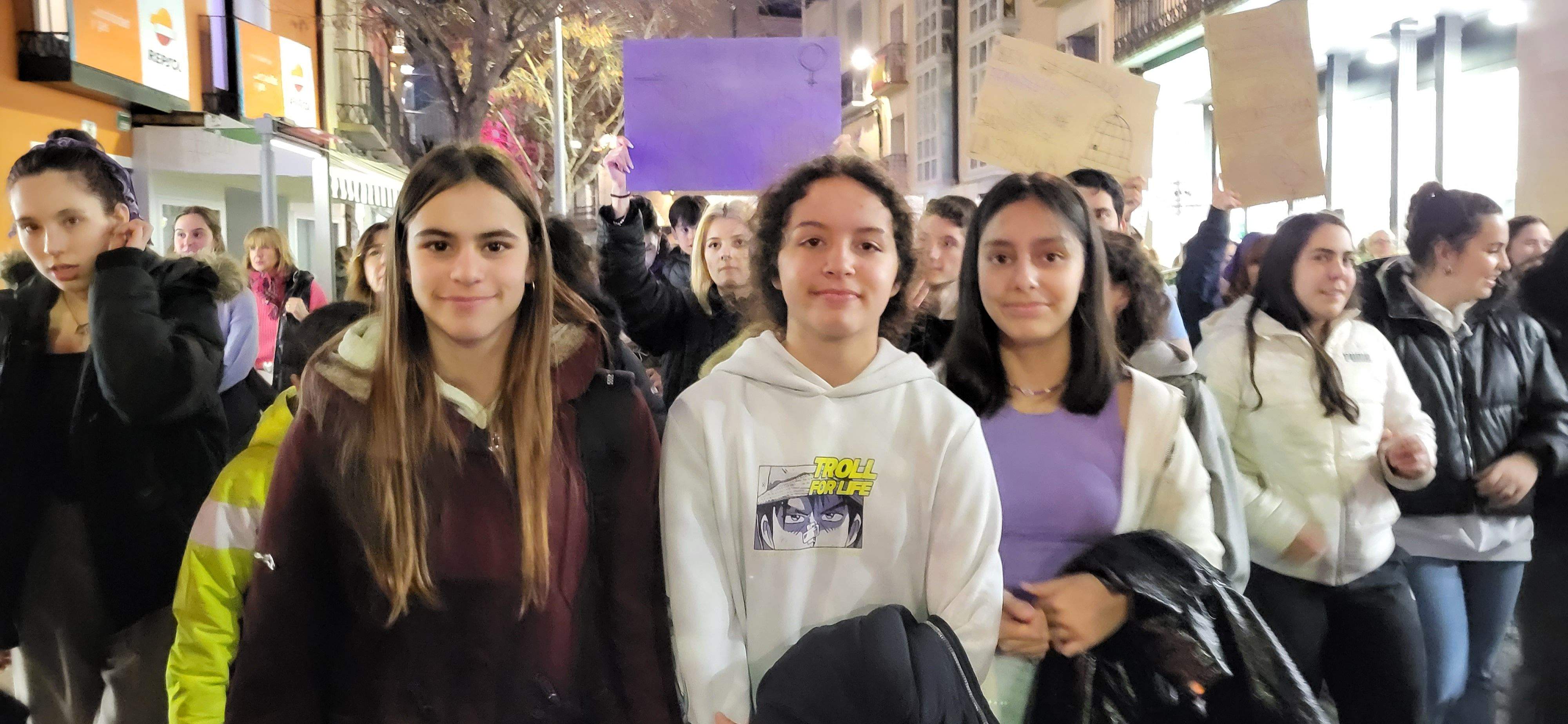 Manifestación por el 8M en Huesca. Foto: Mercedes Manterola
