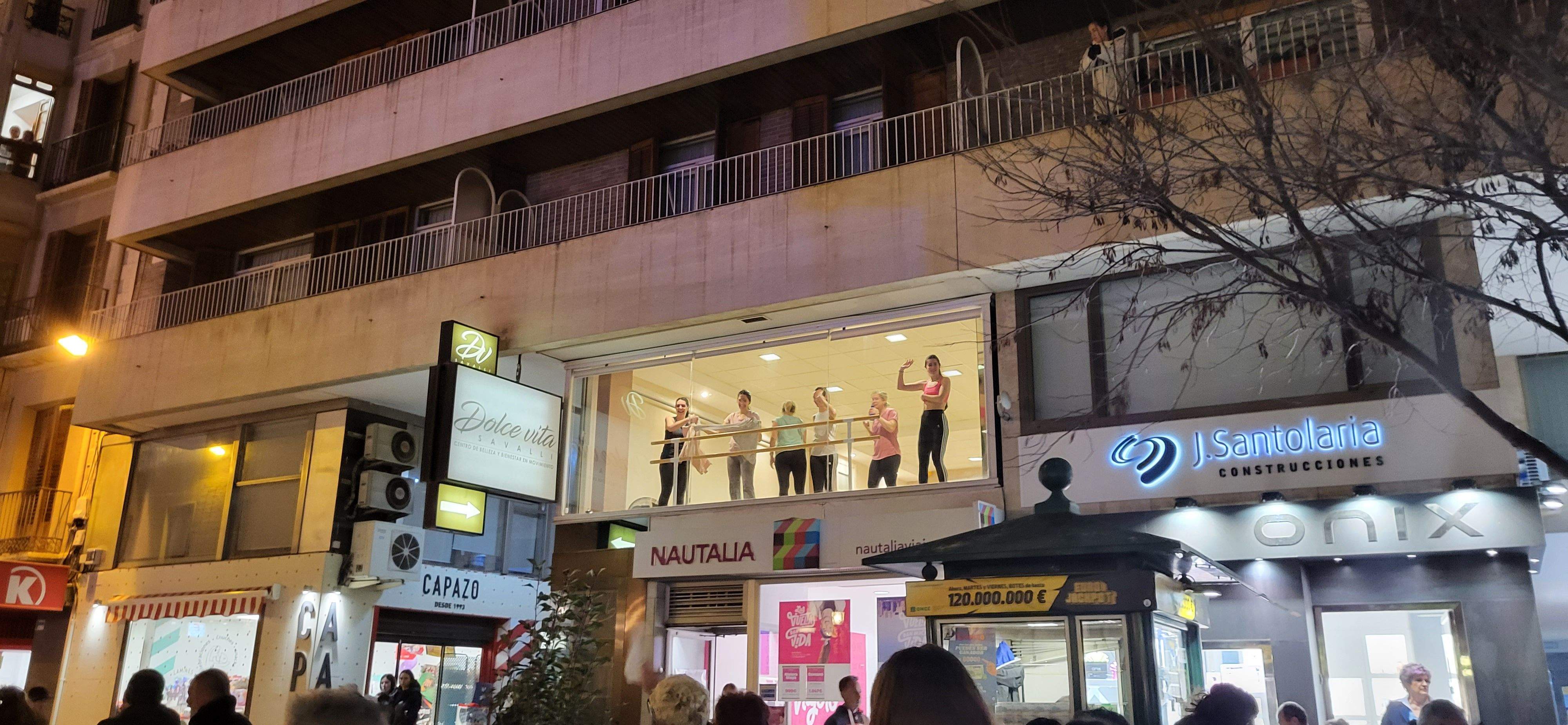 Manifestación por el 8M en Huesca. Foto: Mercedes Manterola