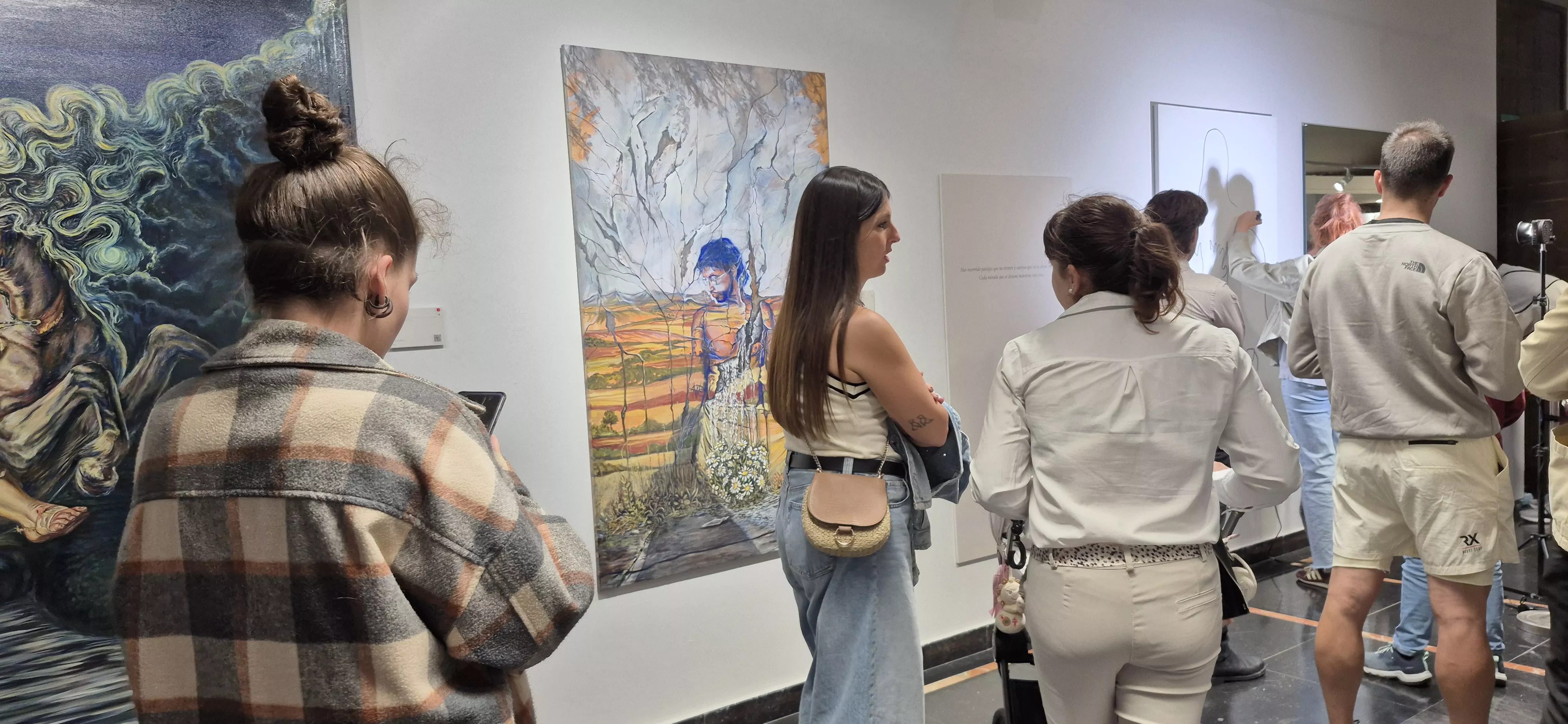 Exposición "Reflejos y sombras" de Javier Sanagustín. Foto Myriam Martínez