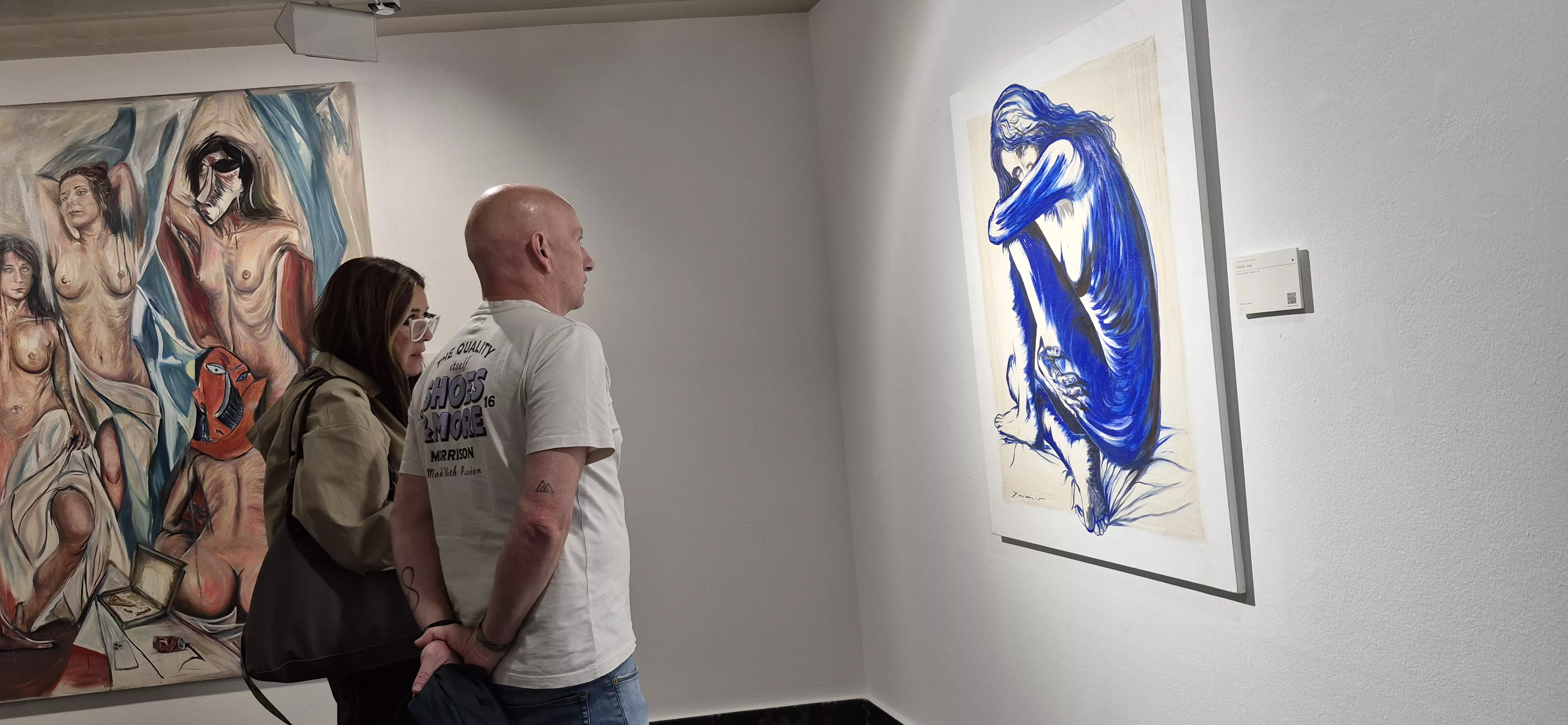 Exposición "Reflejos y sombras" de Javier Sanagustín. Foto Myriam Martínez