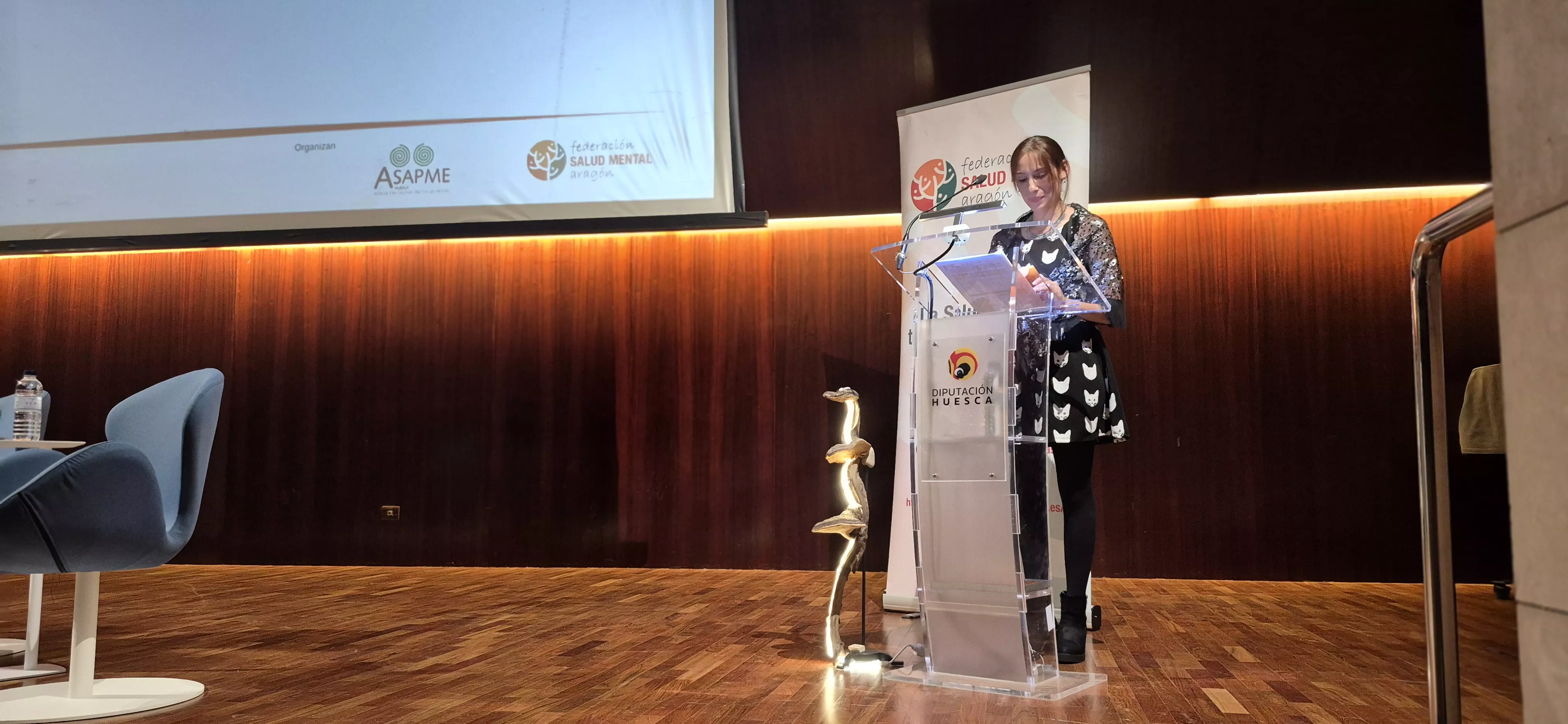 Jornada de la Federación Salud Mental Aragón y Asapme Huesca. Foto Myriam Martínez