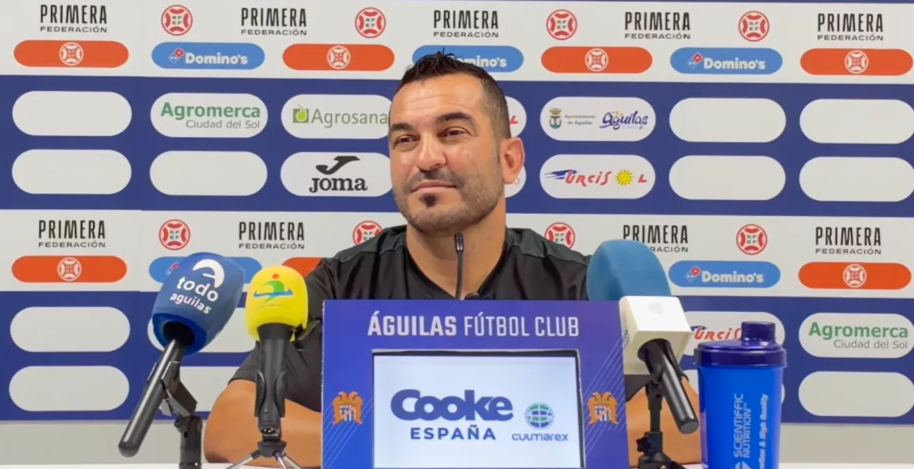 Adrián Hernández, entrenador del Águilar: "El Huesca ha ido de menos a más"