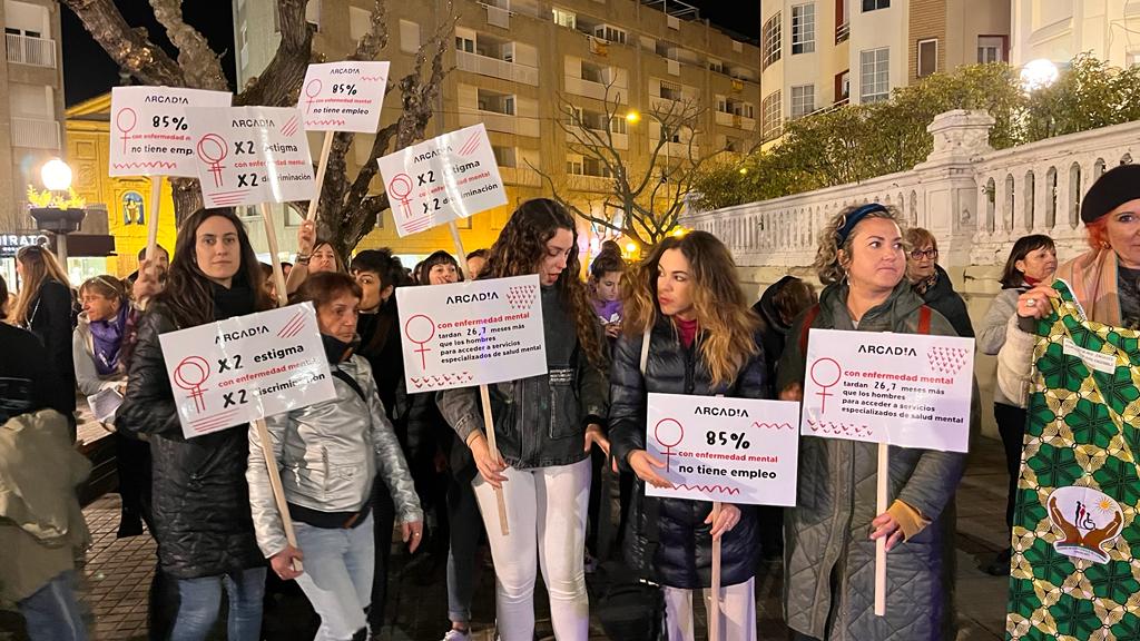 Manifestación por el 8M en Huesca. Foto: Mercedes Manterola