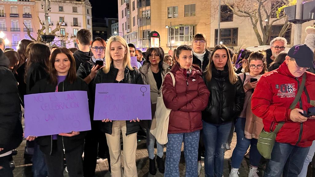 Manifestación por el 8M en Huesca. Foto: Mercedes Manterola