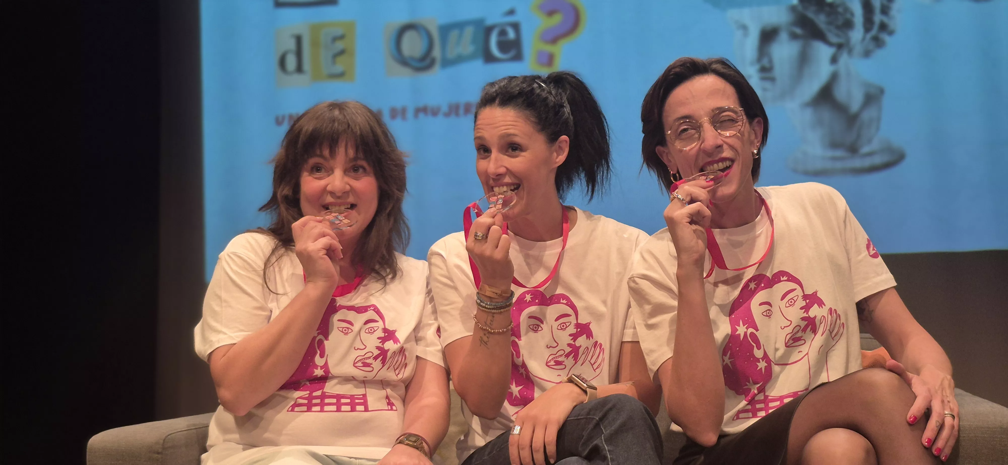 Programa en directo de "Locas de qué" con Tania Lamarca. Foto Myriam Martínez
