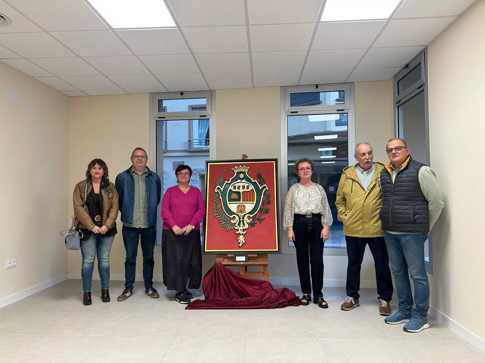 Inauguración del nuevo escudo de Almudévar1