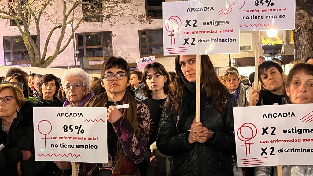 Manifestación por el 8M en Huesca. Foto: Mercedes Manterola