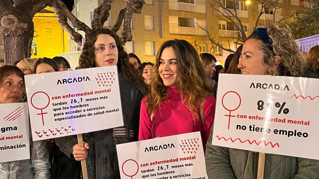 Manifestación por el 8M en Huesca. Foto: Mercedes Manterola