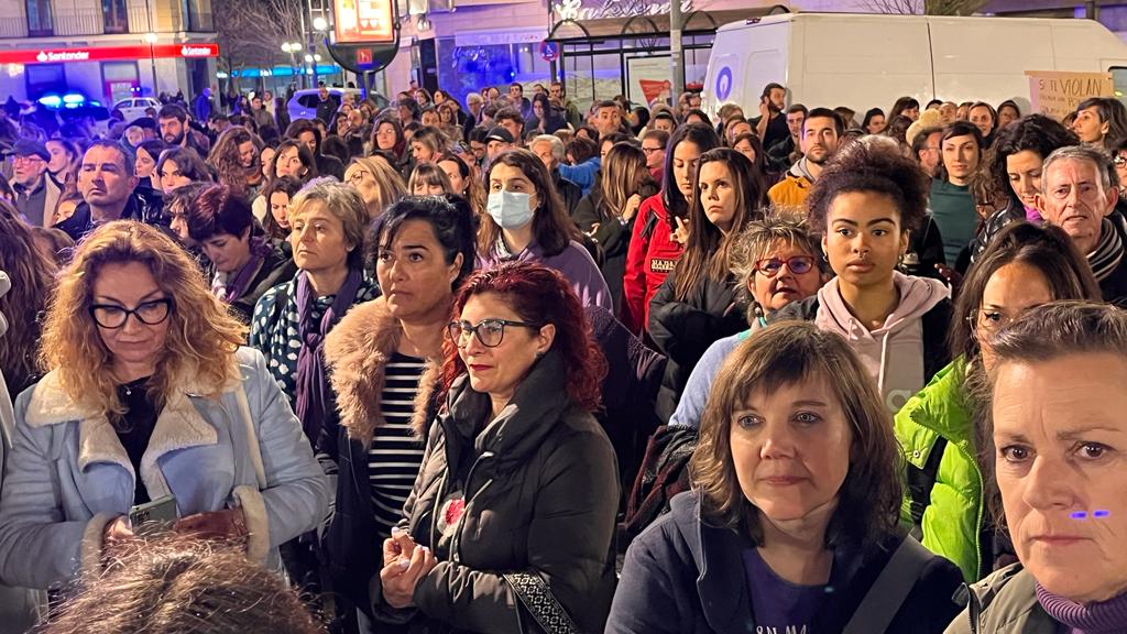 Manifestación por el 8M en Huesca. Foto: Mercedes Manterola