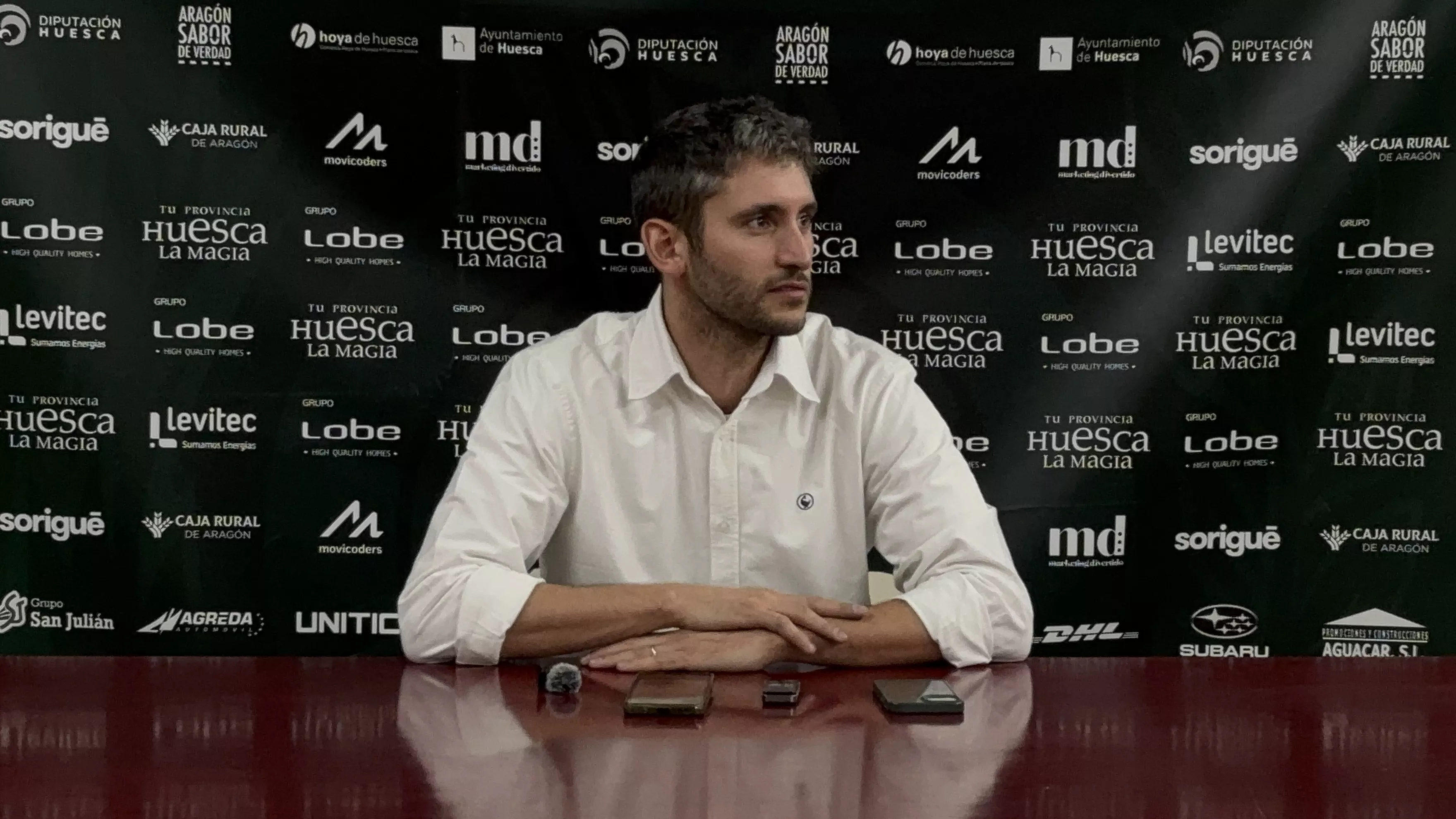 Fortes, entrenador de Lobe Huesca: "Esta semana hemos ganado porque jugábamos en casa"