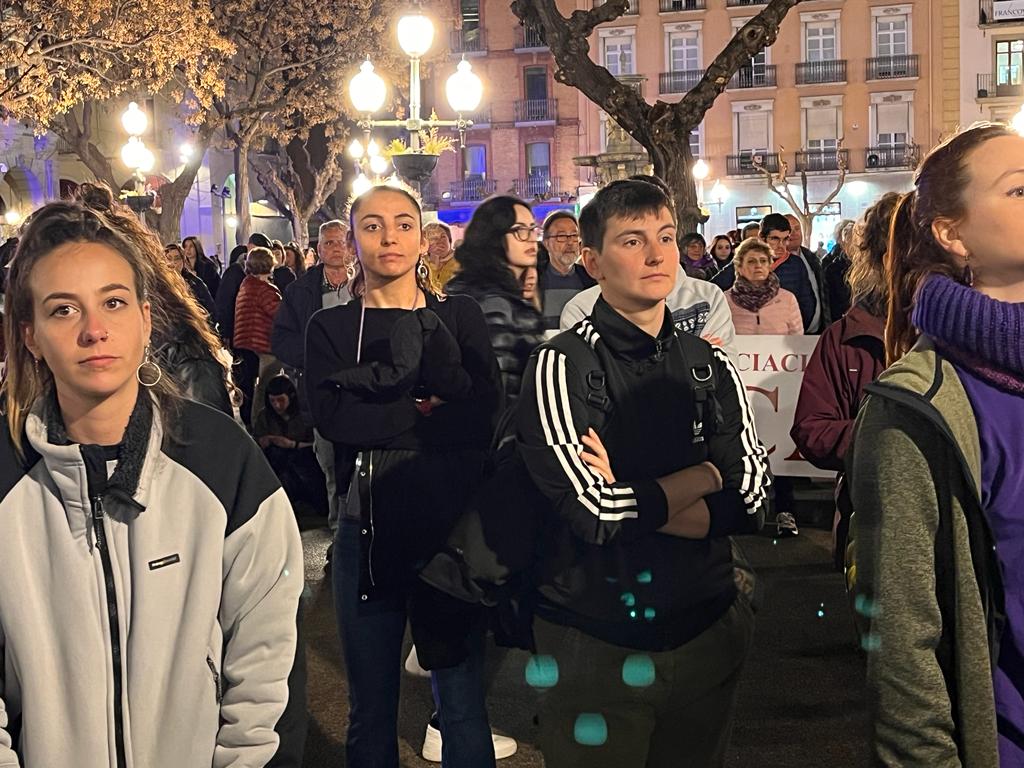 Manifestación por el 8M en Huesca. Foto: Mercedes Manterola