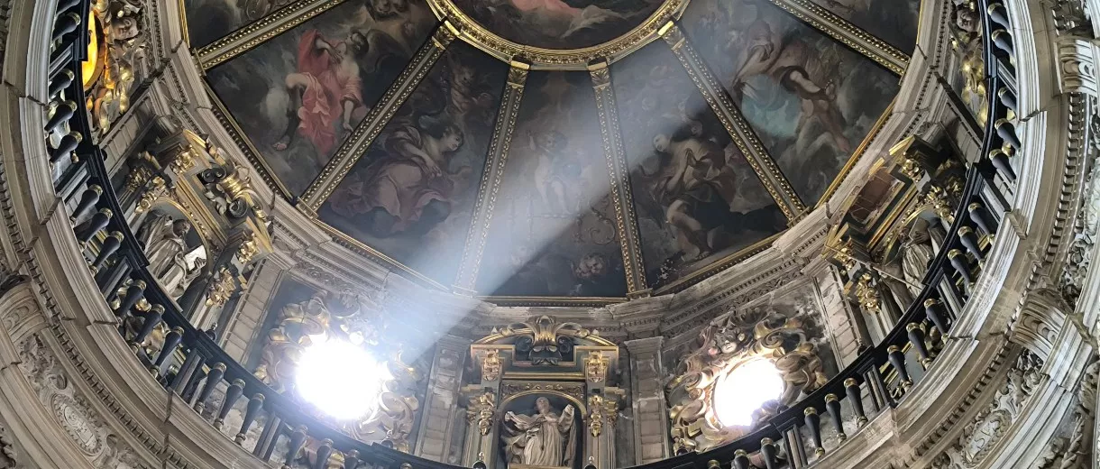 Asoleo de la Inmaculada Concepción en la Catedral de Huesca. Foto Joaquín Sarvisé