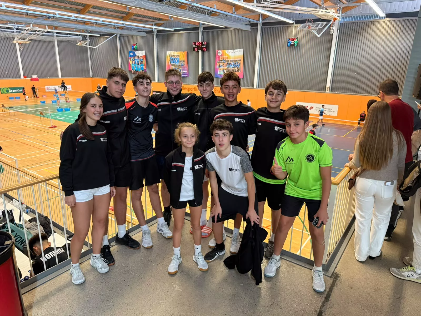 Badminton Huesca en Granollers.