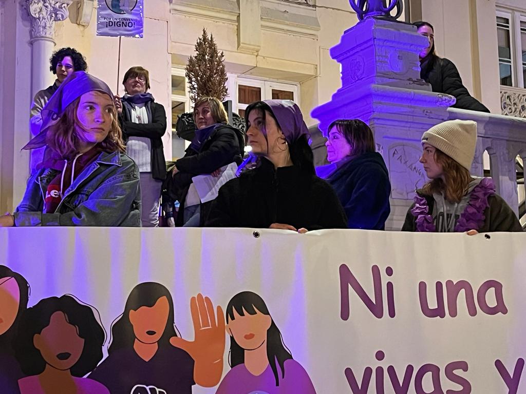 Manifestación por el 8M en Huesca. Foto: Mercedes Manterola