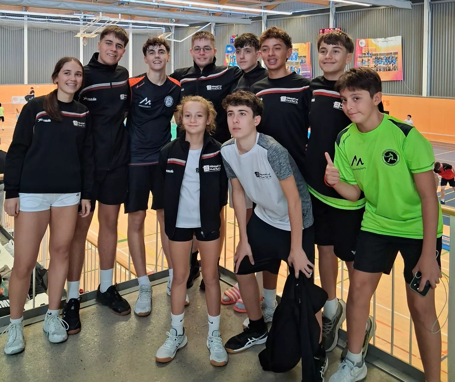 Badminton Huesca en Granollers.