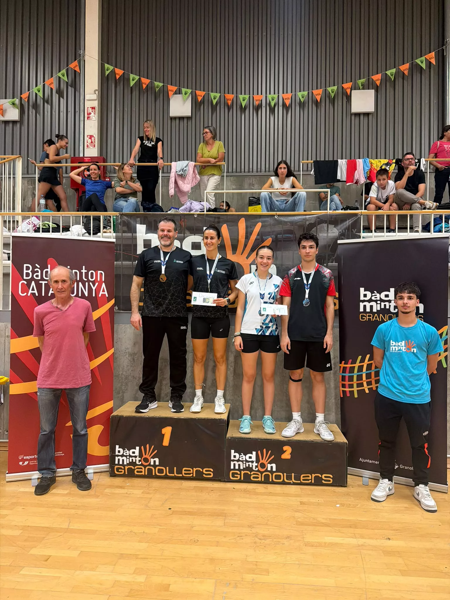 Andrea Mingarro y  Carlos Fernández subcampeones DX en Granollers