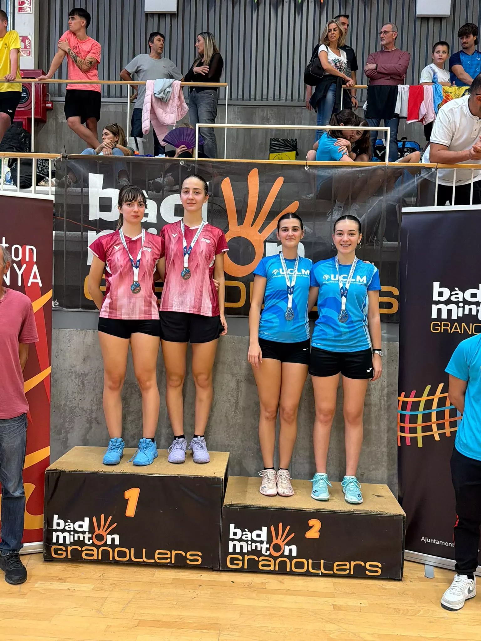 Andrea Mingarro y Victoria Burgos subcampeonas DF en Granollers