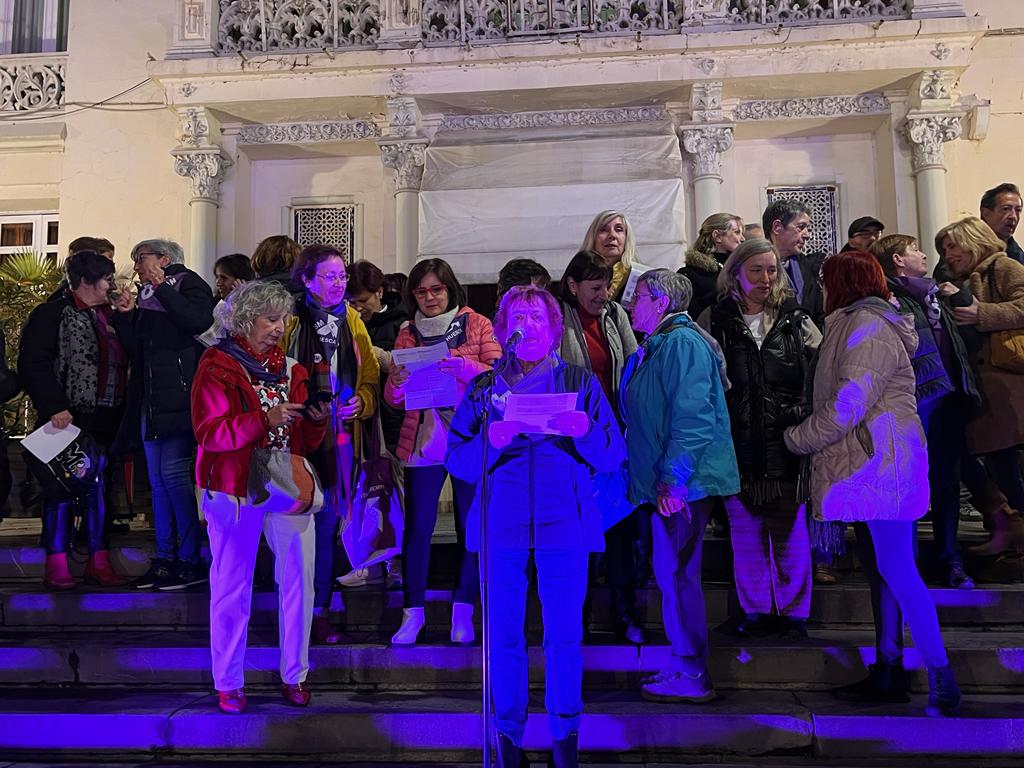 Manifestación por el 8M en Huesca. Foto: Mercedes Manterola