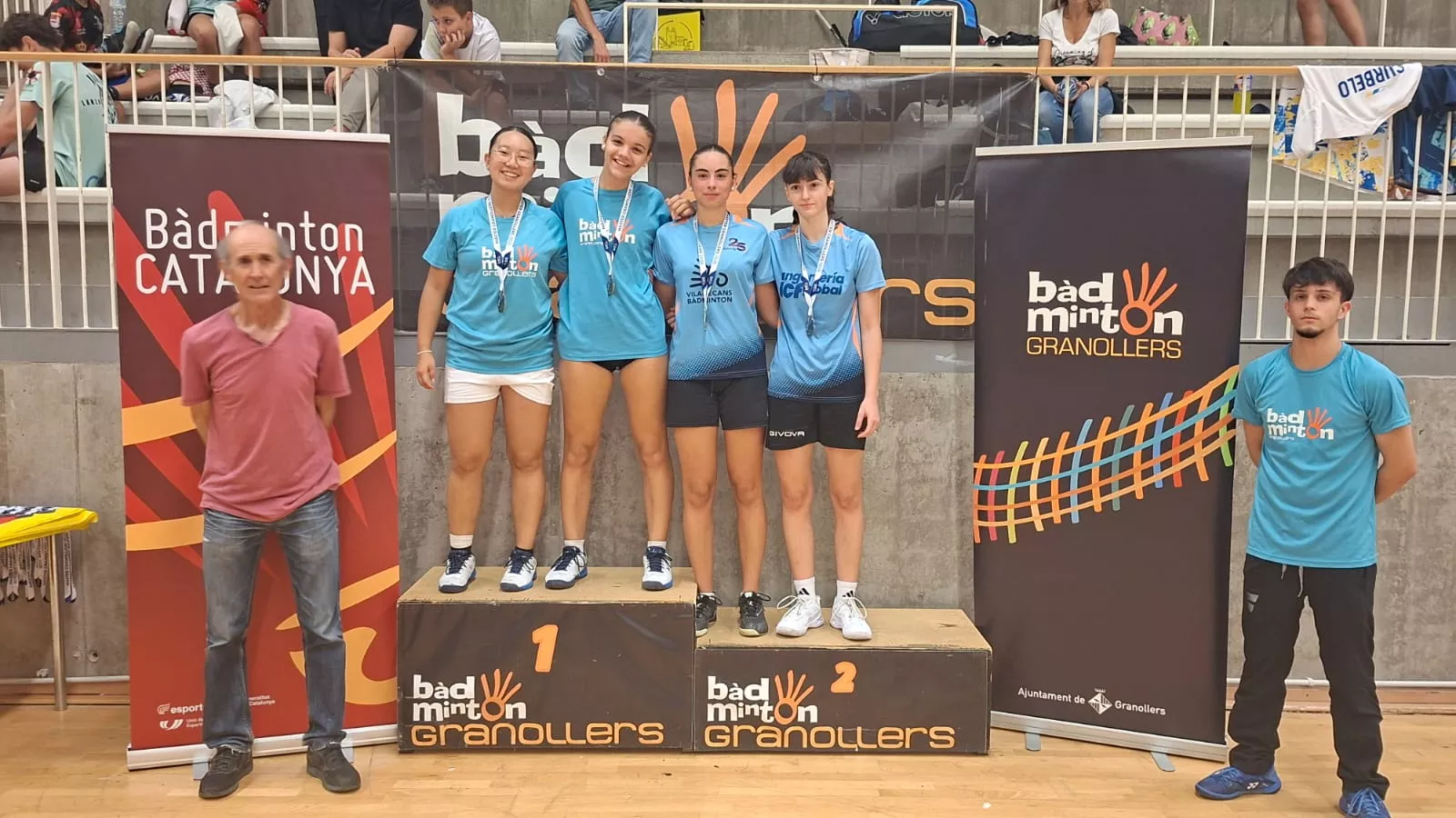 Podio de Nerea Marco (Binéfar) en Granollers.