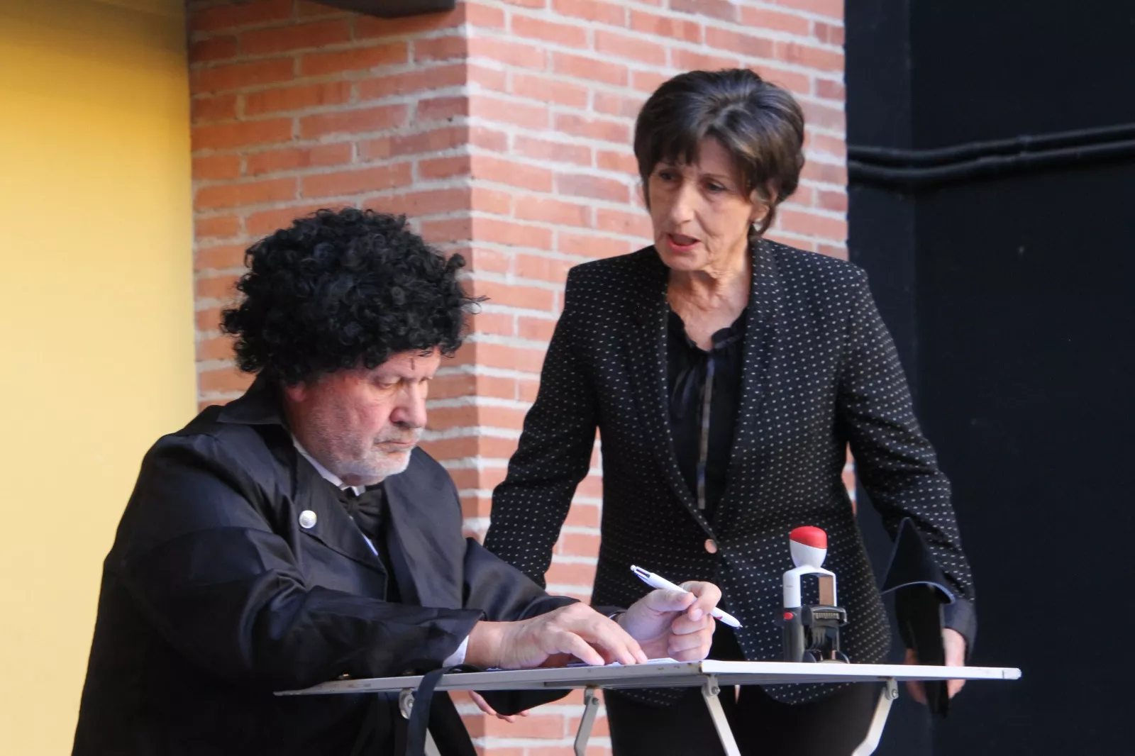 Encuentro hispano francés de teatro en el Corral de Comedias de Robres. Foto Carlos Neofato