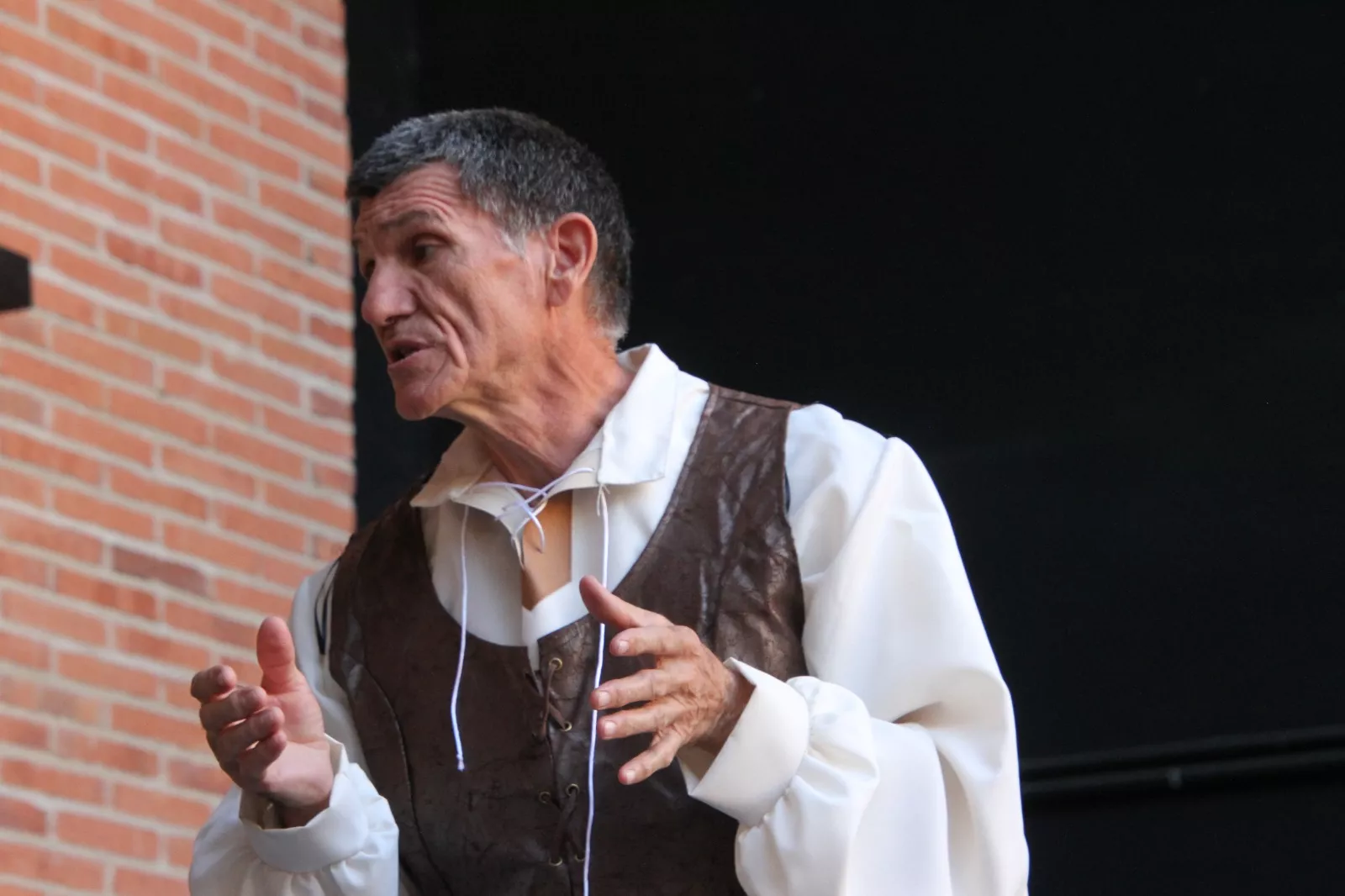 Encuentro hispano francés de teatro en el Corral de Comedias de Robres. Foto Carlos Neofato