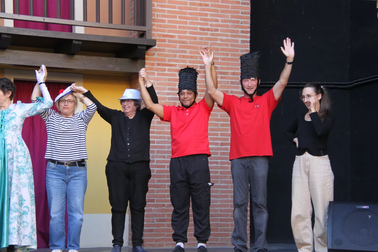Encuentro hispano francés de teatro en el Corral de Comedias de Robres. Foto Carlos Neofato