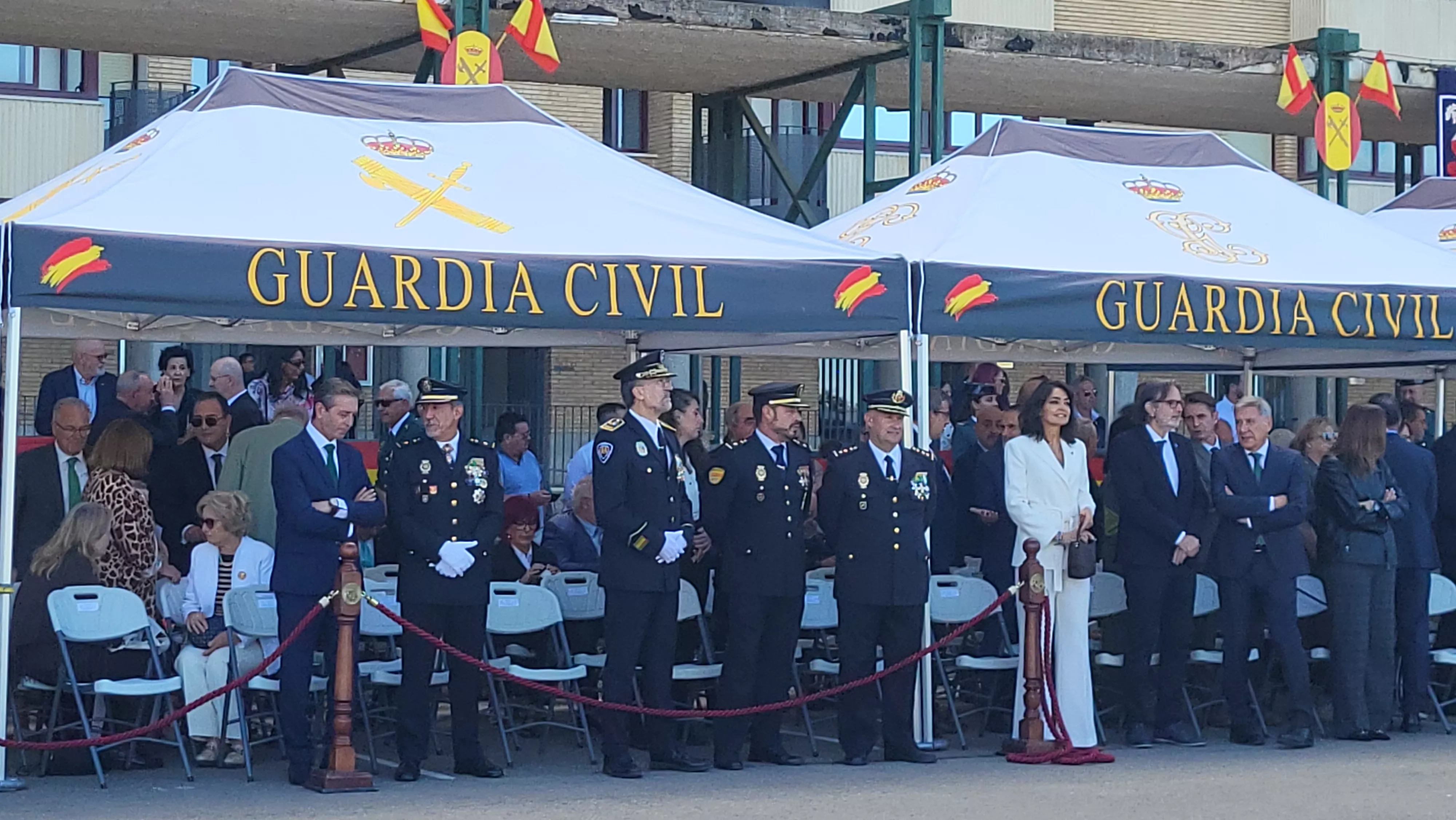 Celebración de la Guardia Civil de su festividad de la Virgen del Pilar en Huesca. Foto Mercedes Manterola