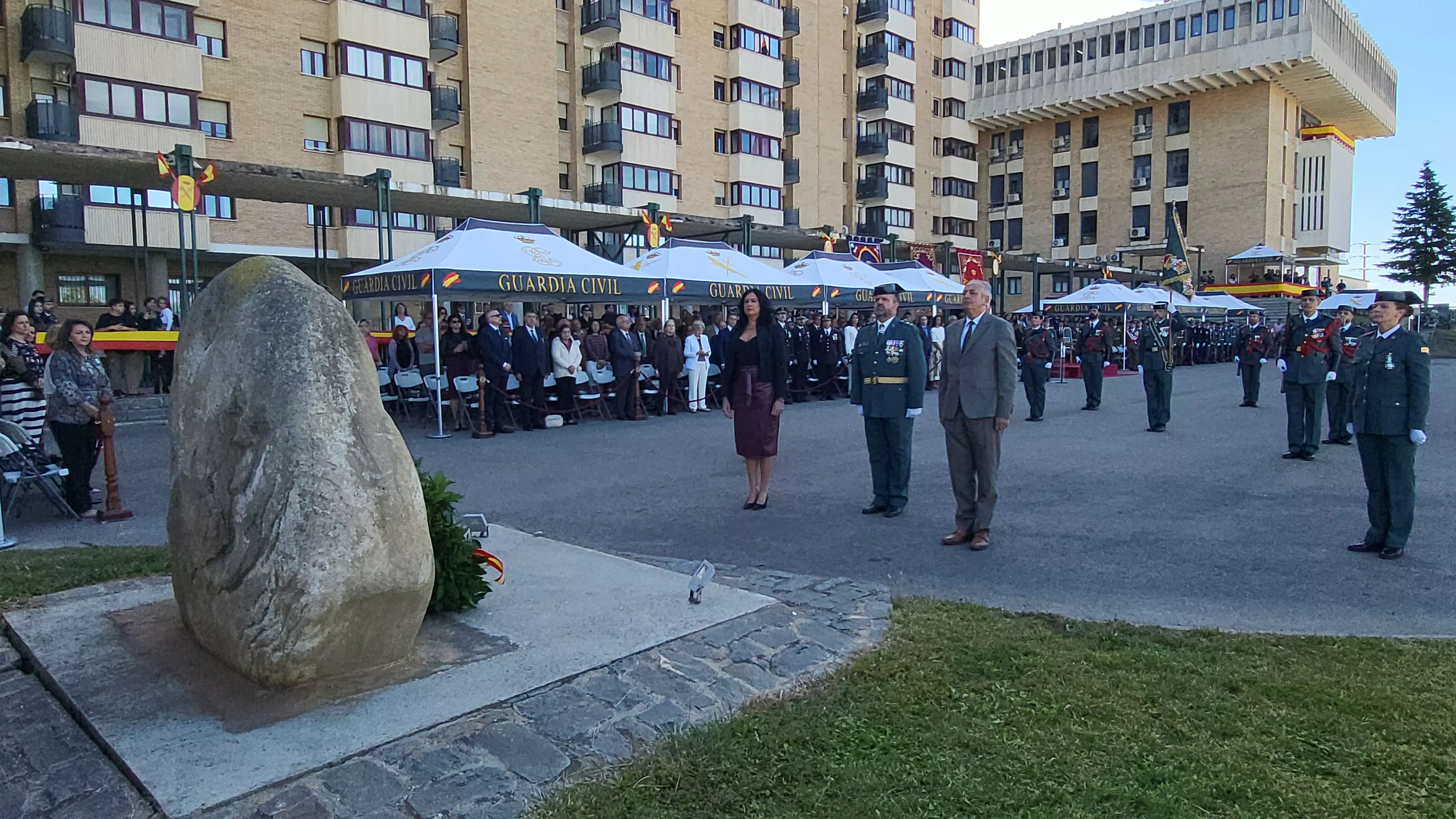 Celebración de la Guardia Civil de su festividad de la Virgen del Pilar en Huesca. Foto Mercedes Manterola