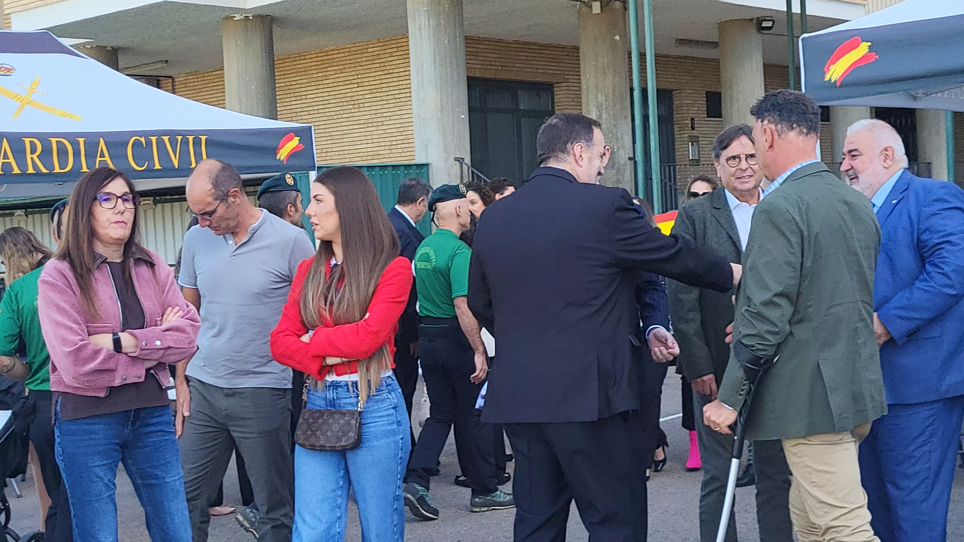 Celebración de la Guardia Civil de su festividad de la Virgen del Pilar en Huesca. Foto Mercedes Manterola